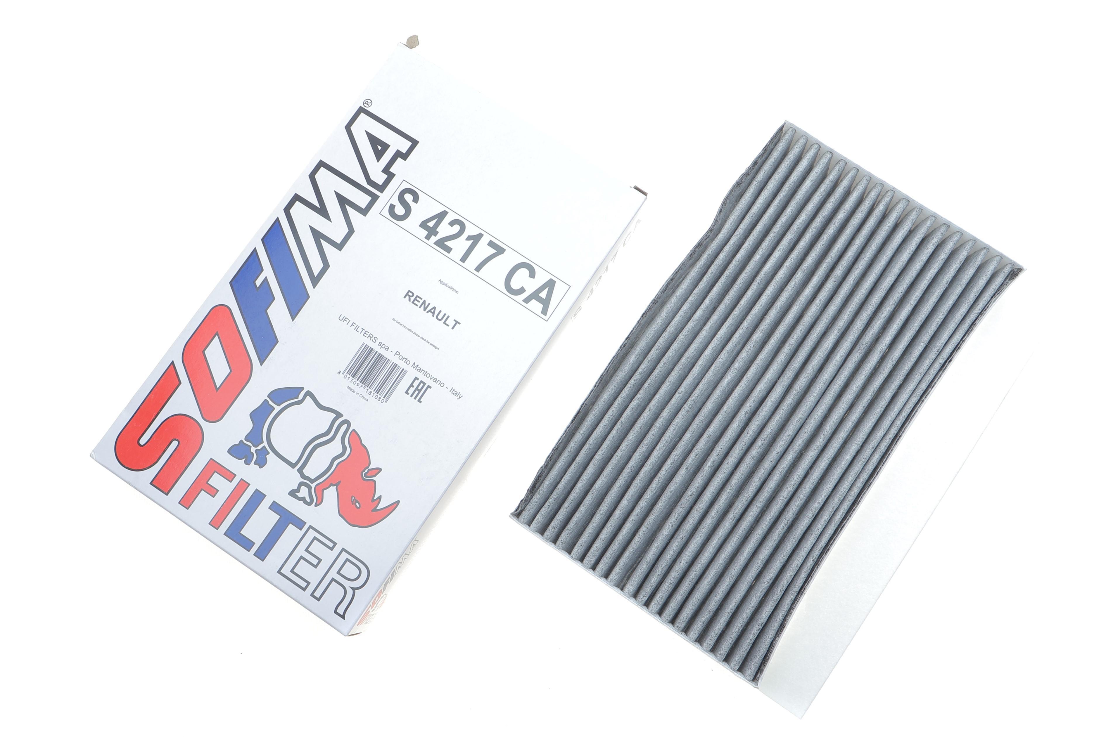 Фільтр салону Renault Megane III 08- (вугільний)