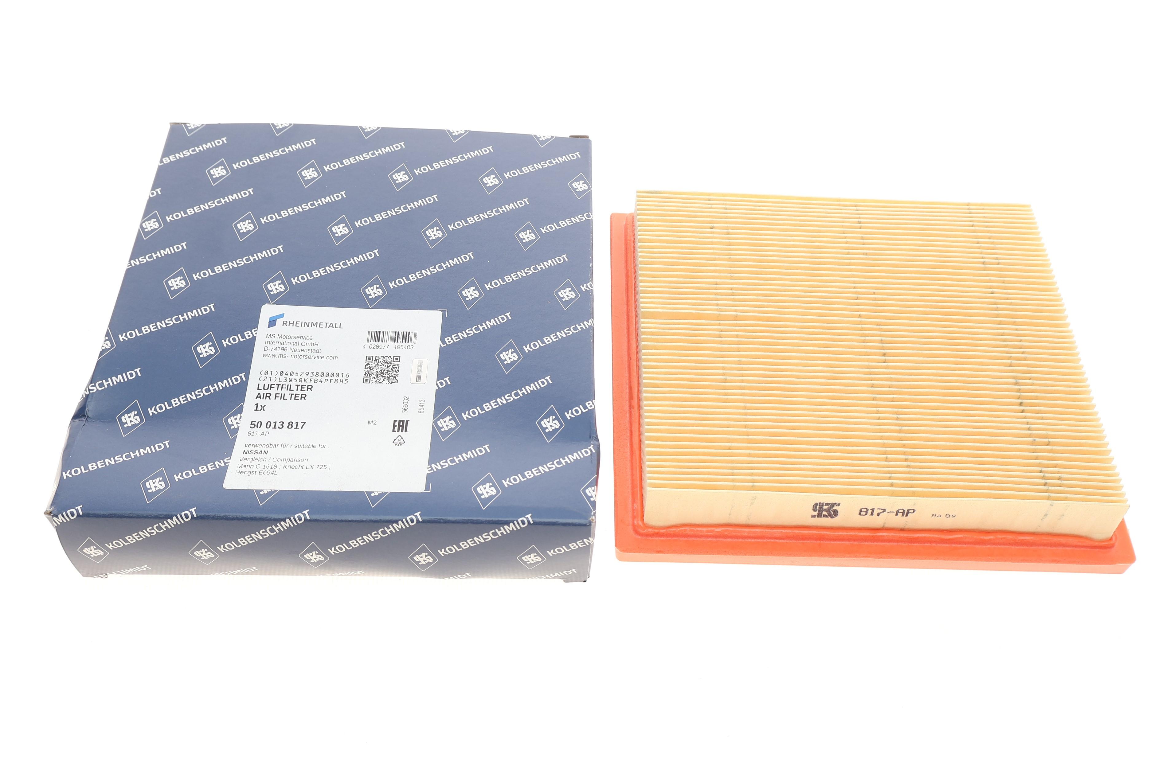 Фільтр повітряний Nissan Micra 1.0-1.4i 16V 92-10/Note 1.4 06-13