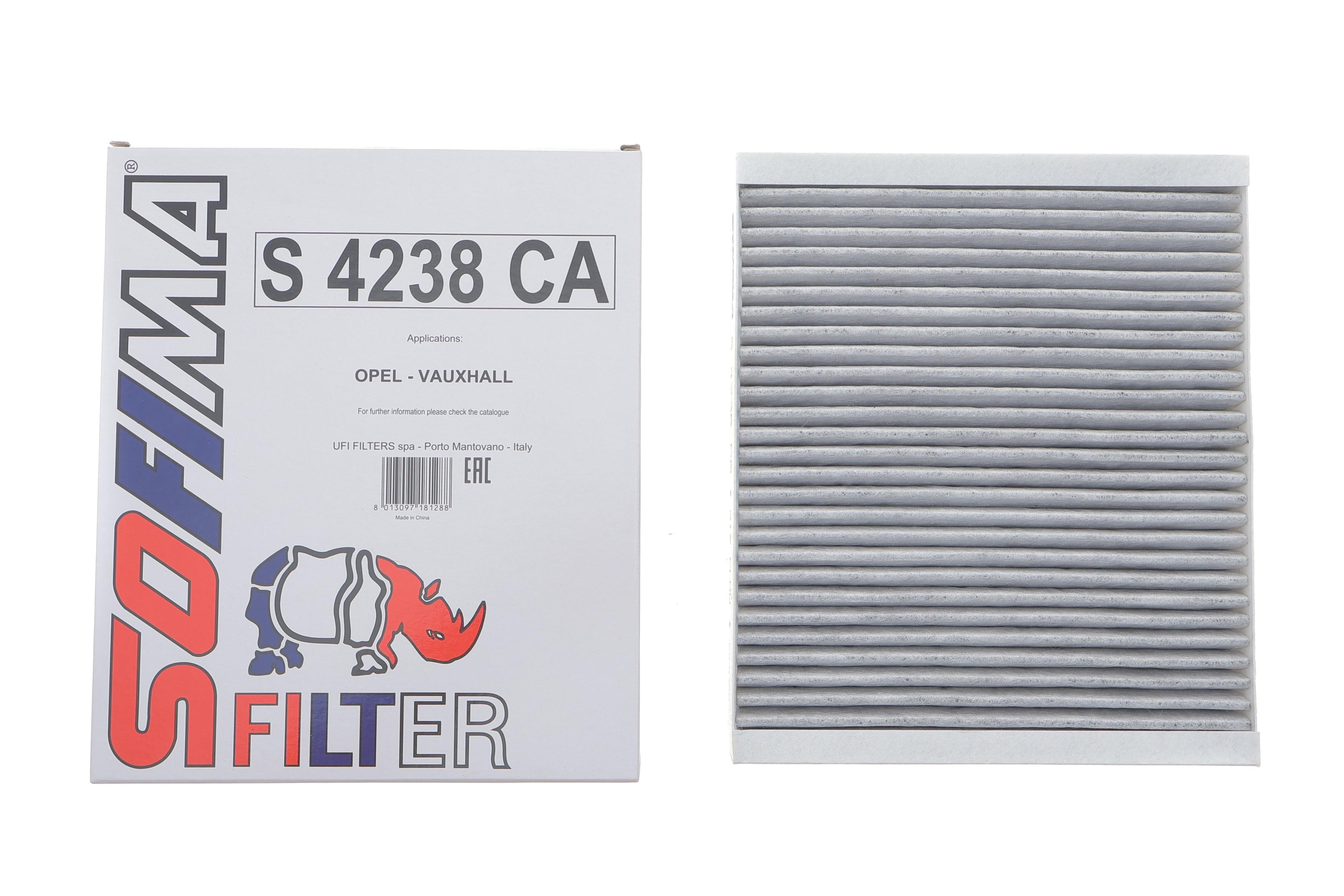 Фільтр салону Opel Astra K/Insignia B 15- (вугільний)