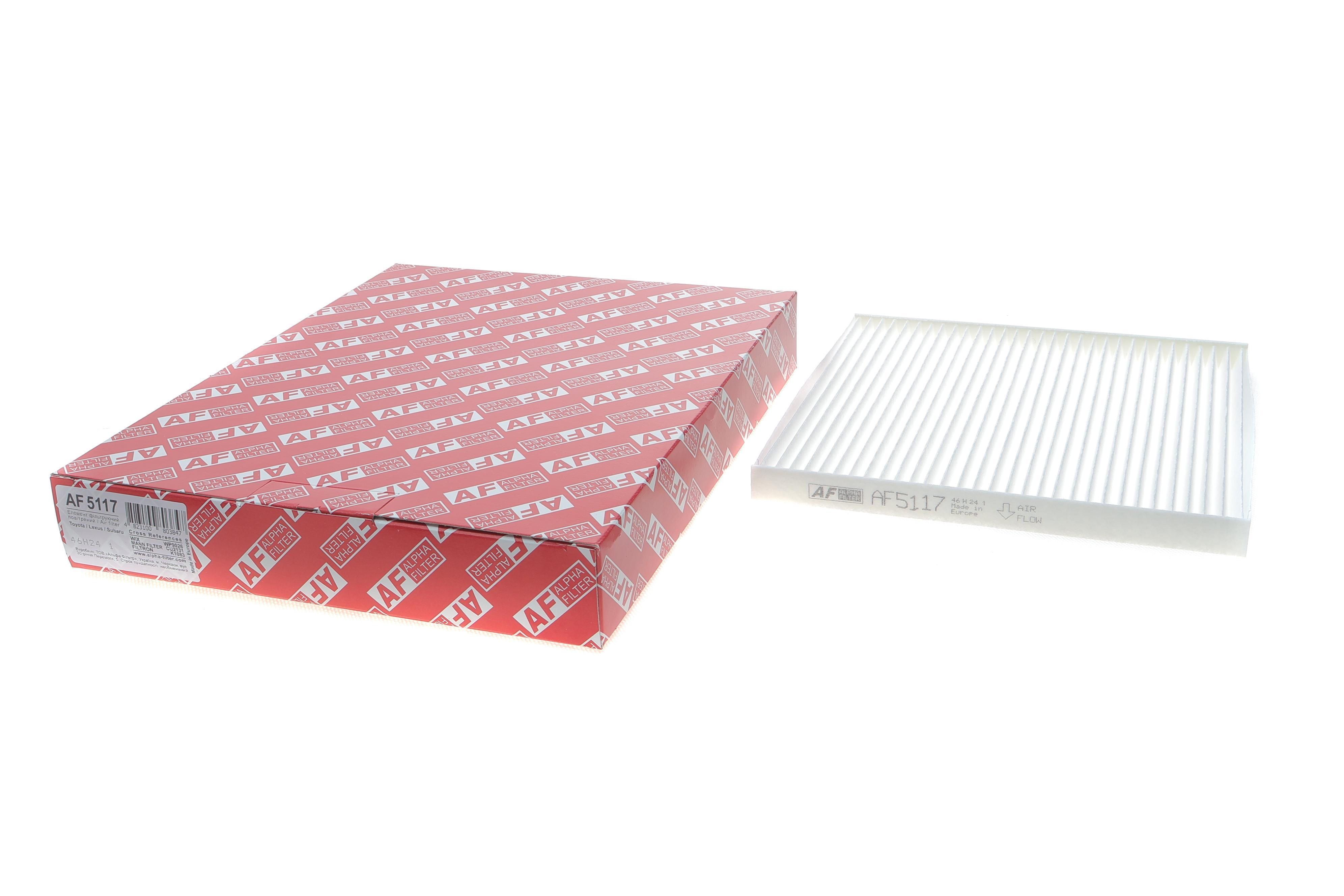 Фільтр салону Toyota Land Cruiser 03-/Camry 00-05/Prius 00-/Lexus GX 01-/RX/Subaru Legacy 03-15