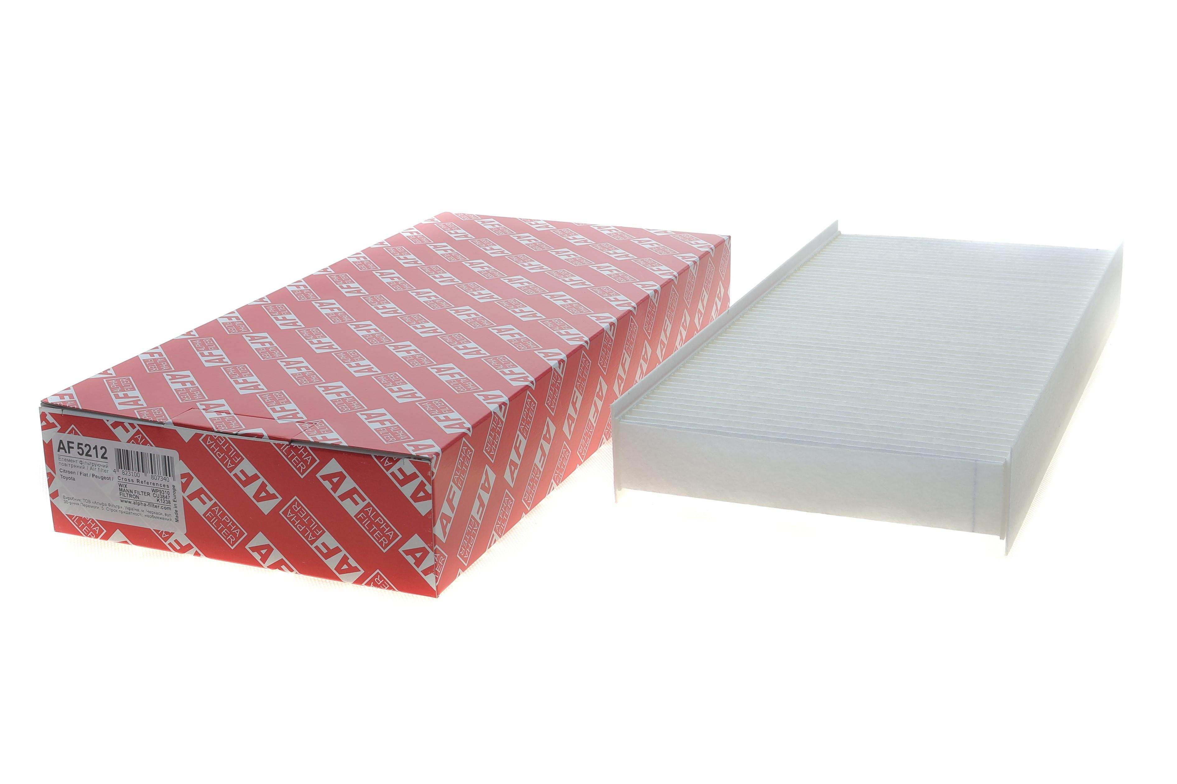 Фільтр салону Citroen Jumpy/Fiat Scudo/Peugeot Expert 07-/Toyota Proace 13-16