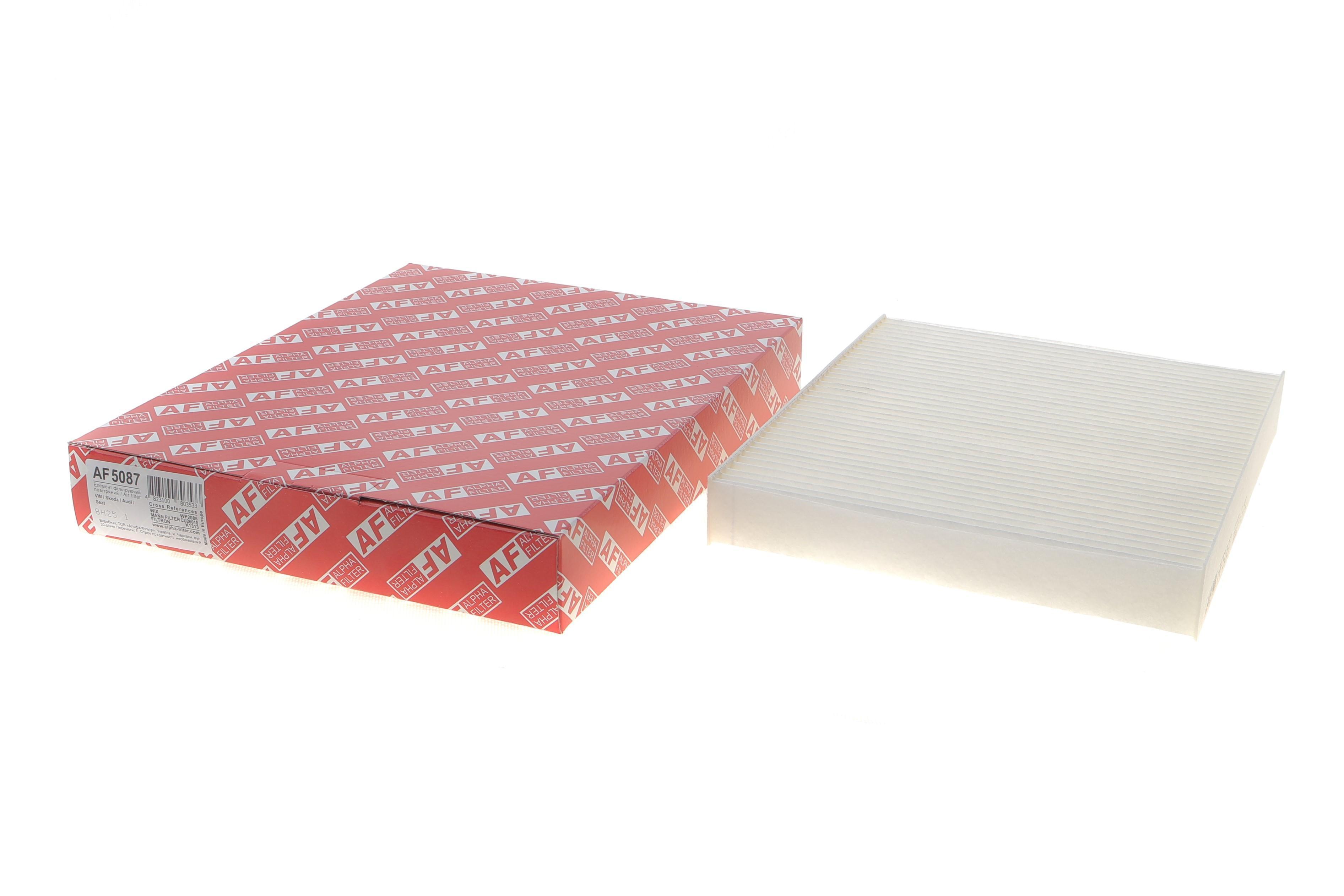 Фільтр салону Audi A1 10-18/Seat Ibiza/Skoda Fabia/Praktik/Rapid/VW Polo 10-/Ameo 16-