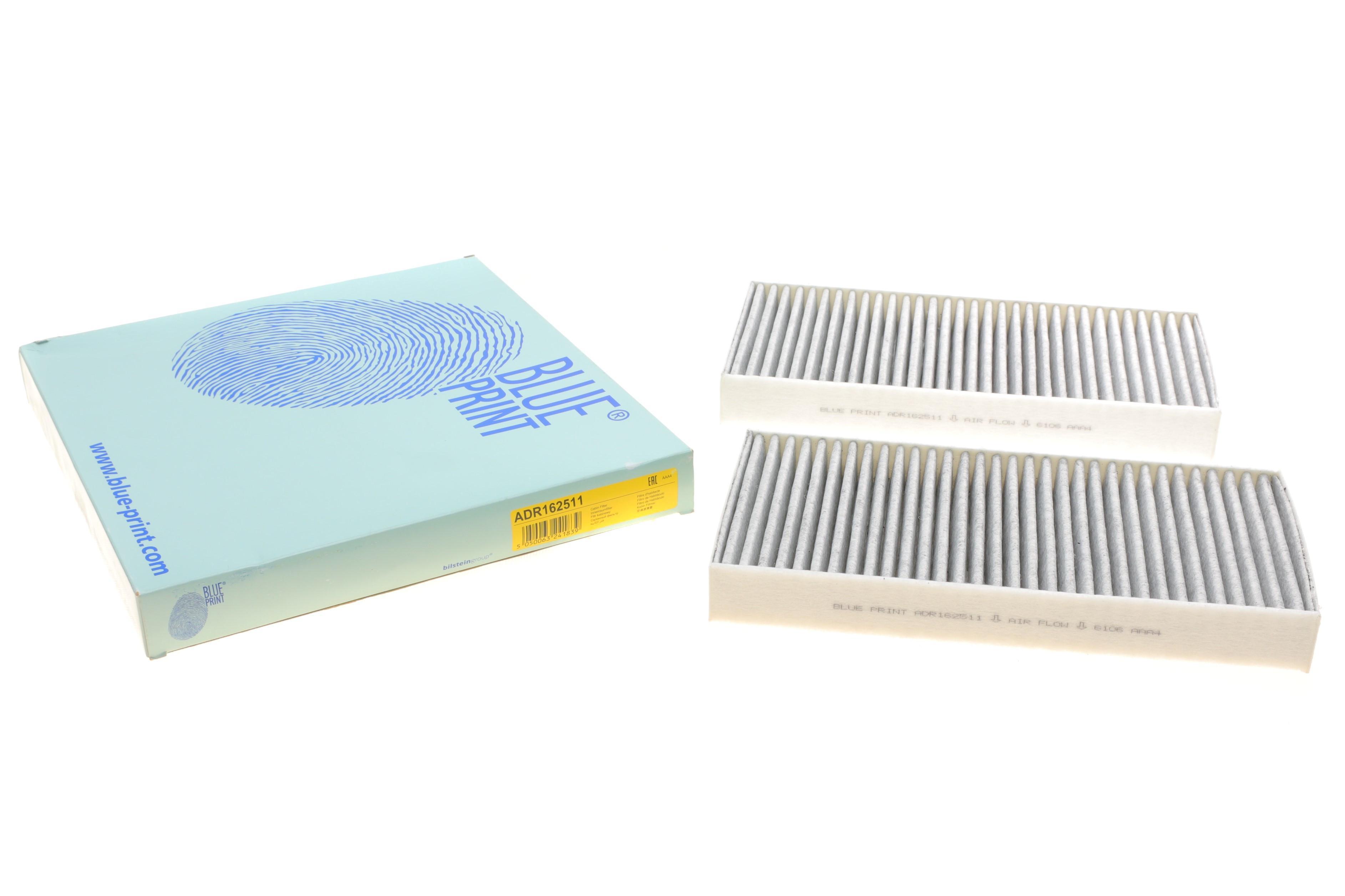 Фільтр салону Renault Laguna III 07- (вугільний) (к-кт 2 шт.)