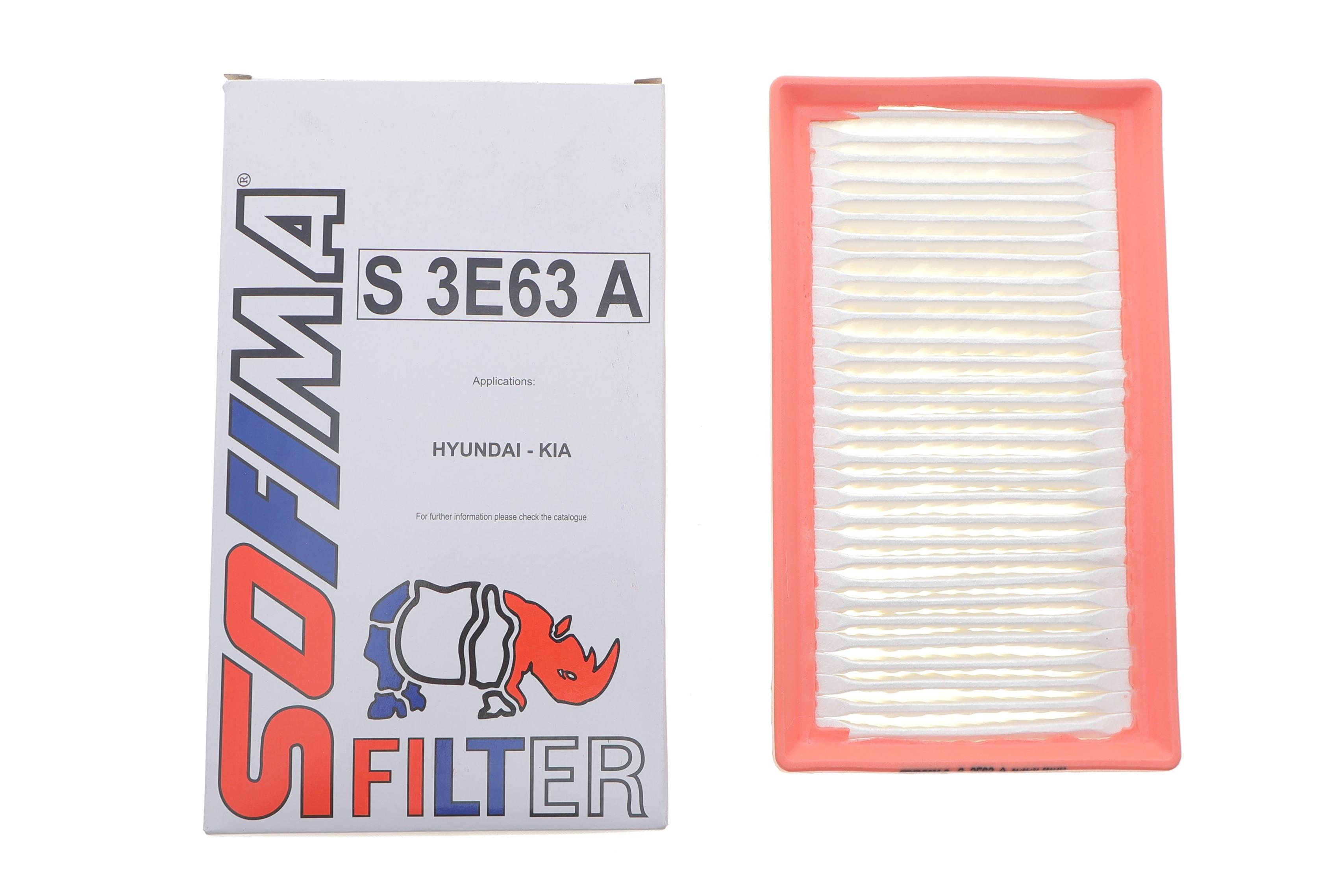 Фільтр повітряний Hyundai Accent/Solaris 1.4/1.6/Kia Rio 1.0T-GDI/1.2-1.6/1.4CRDi/Stonic 1.6CRDi 17-