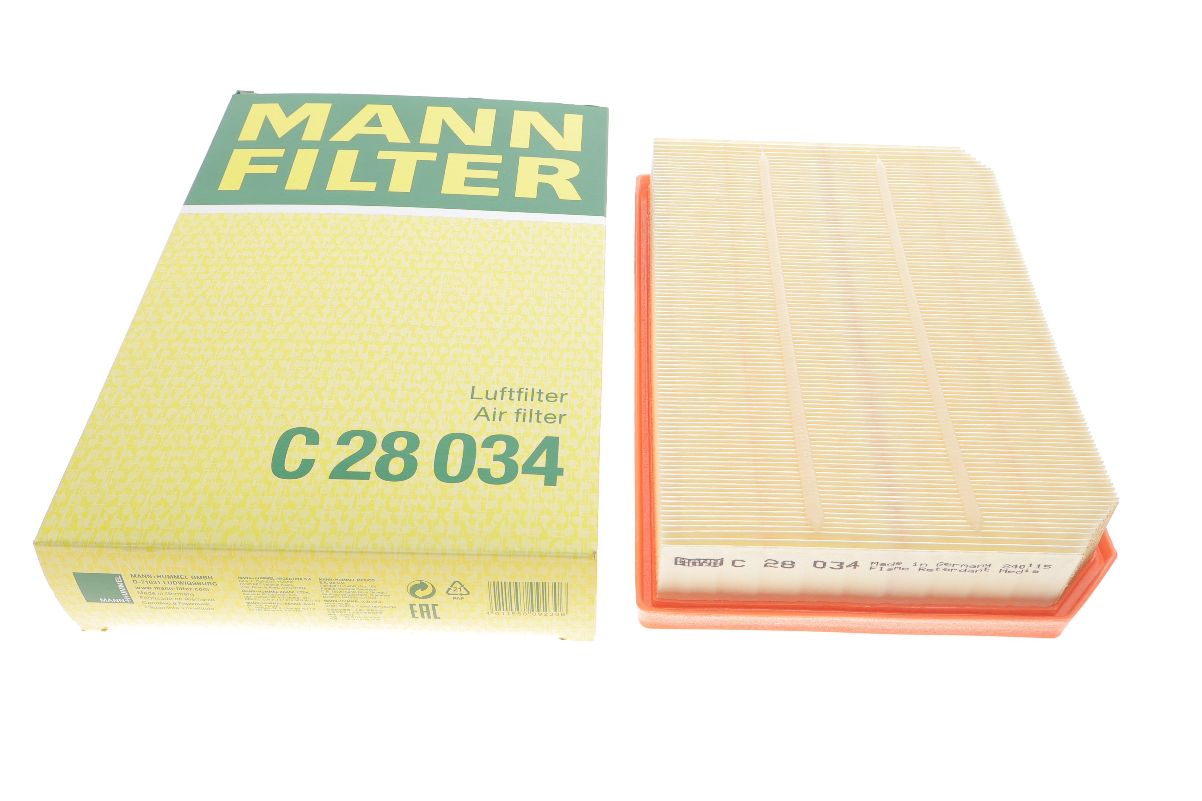 Фільтр повітряний MB A-class (W177)/B-class (W247)/CLA (C118) 2.0 (M260) 18-