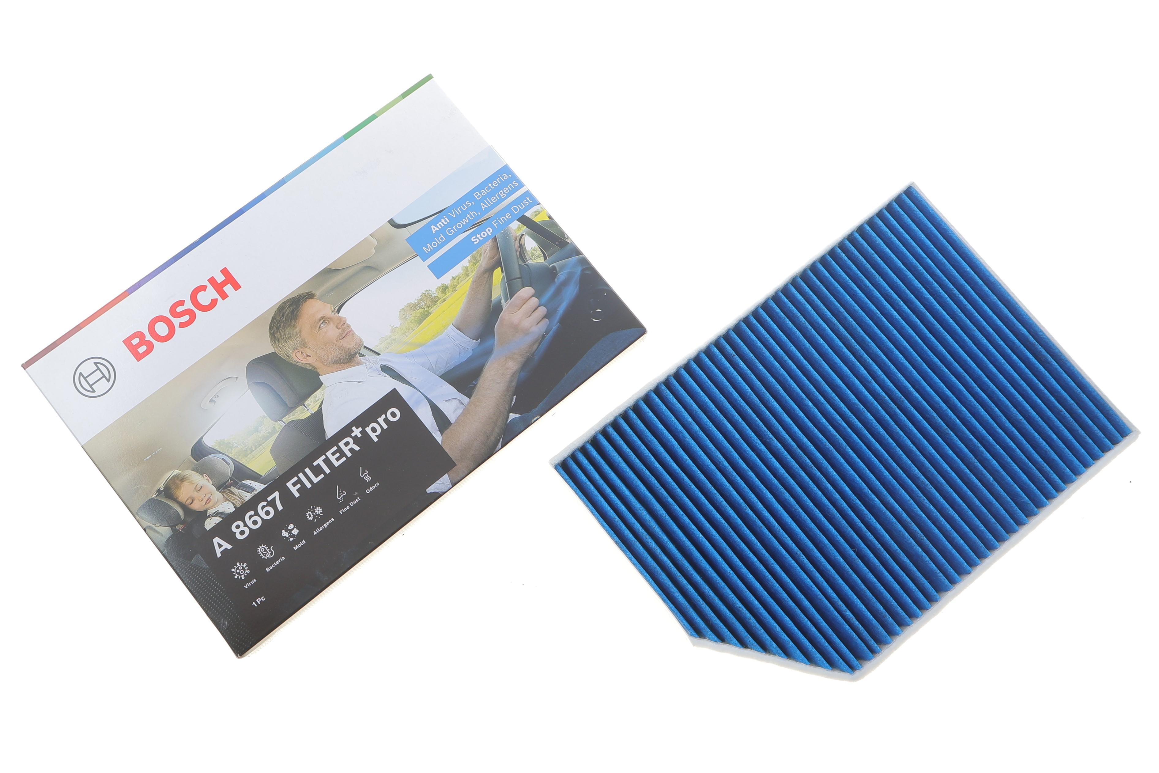 Фільтр салону Audi E-tron 20-/Porsche Panamera 16-  (вугільний/антибактеріальний) FILTER+pro