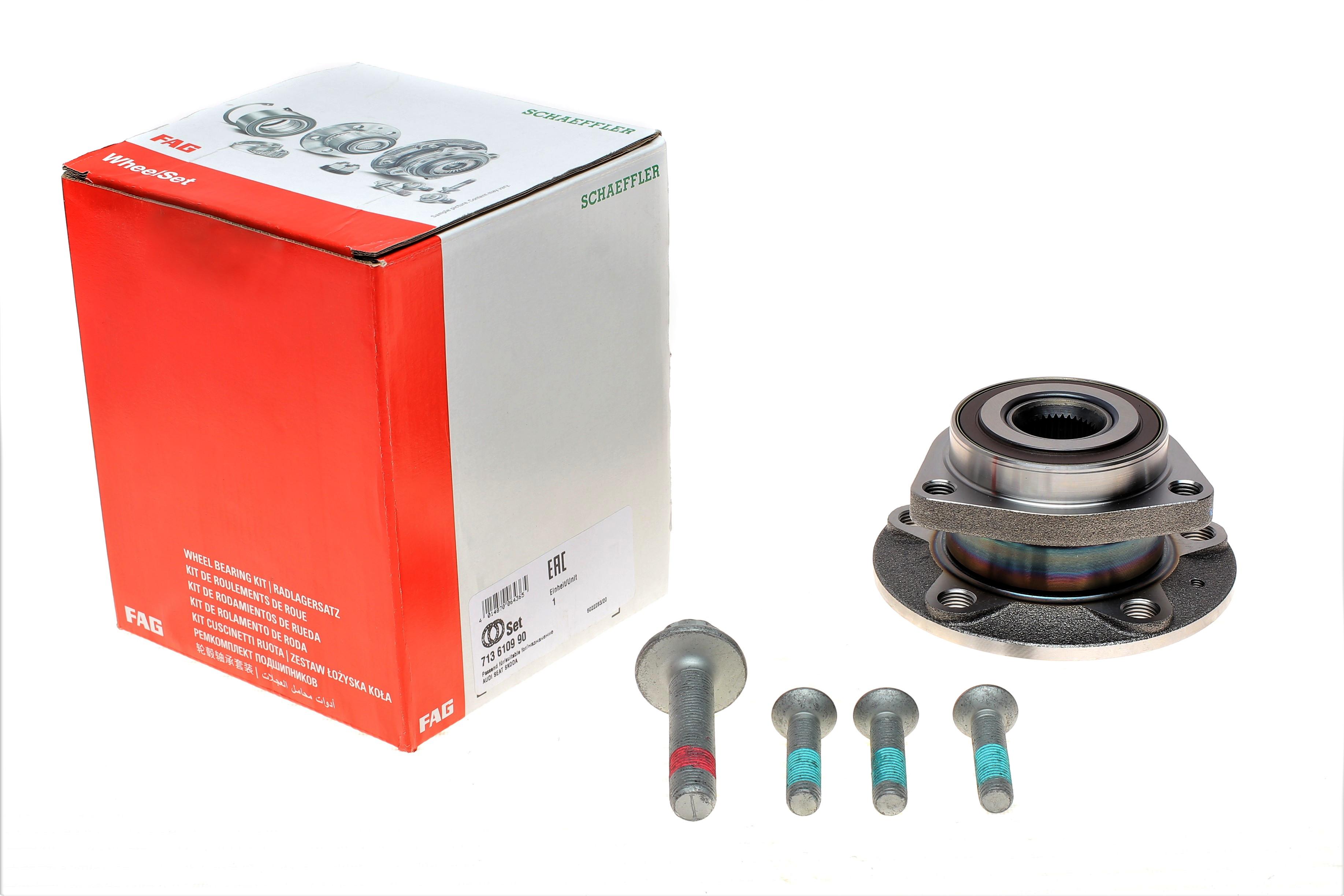 Підшипник маточини (передньої) VW Caddy III 03-15/Golf V/VI 03-14 (3 болти)