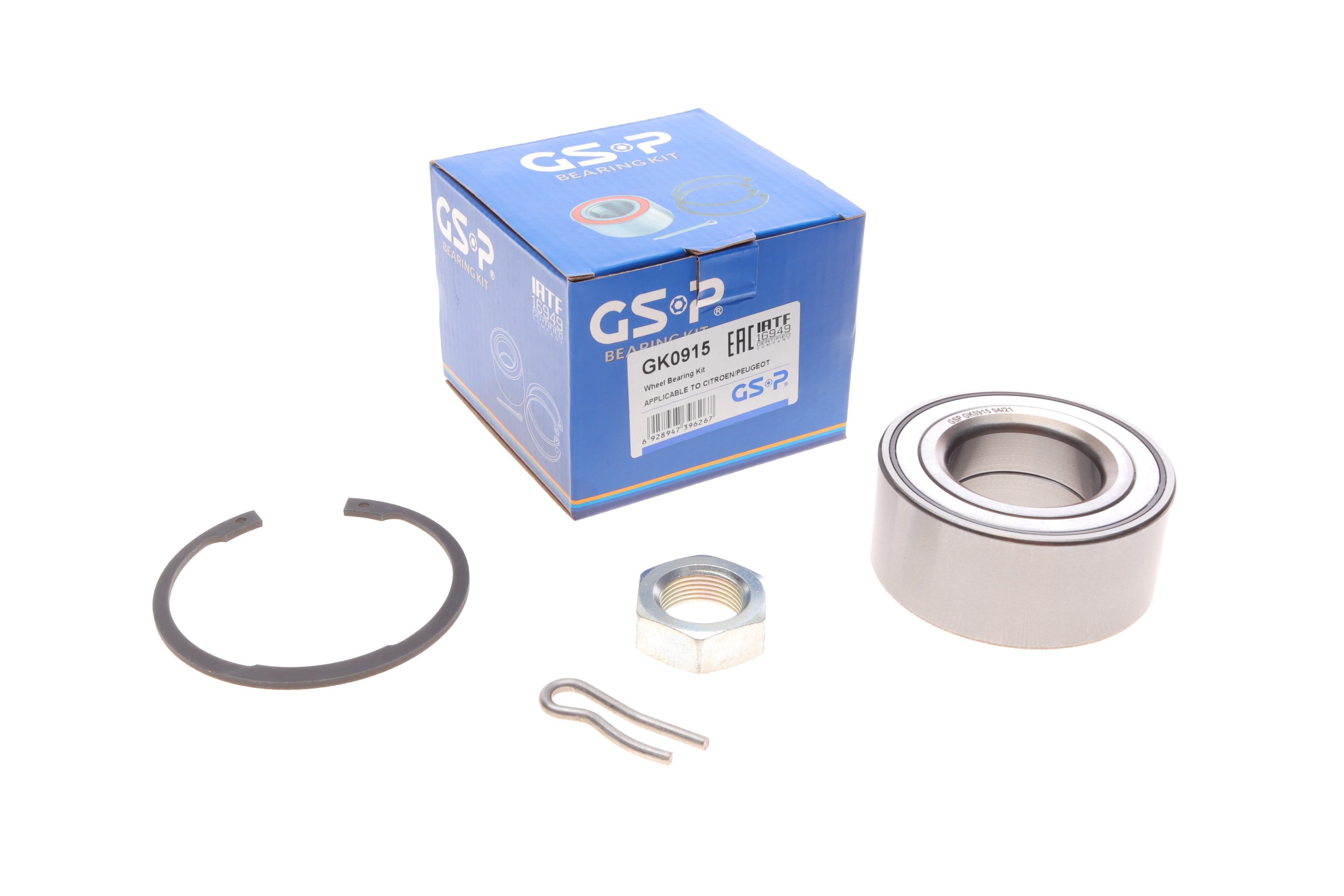 Підшипник маточини (передньої) Peugeot Partner 99-15/Citroen Berlingo 96-11 (42x82x36)(к-кт)