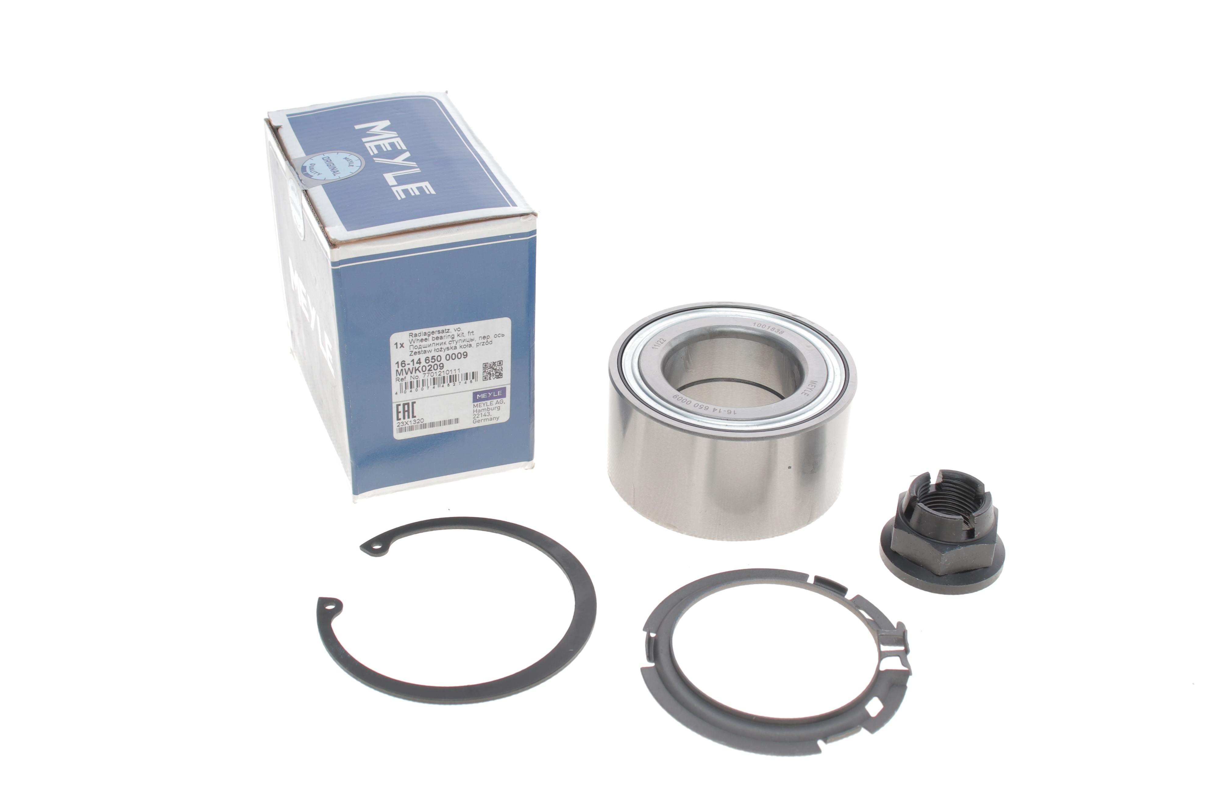 Підшипник маточини (передньої) Renault Megane II/Scenic II 1.5-1.9 dCI 02- (+ABS) (42x77x39)