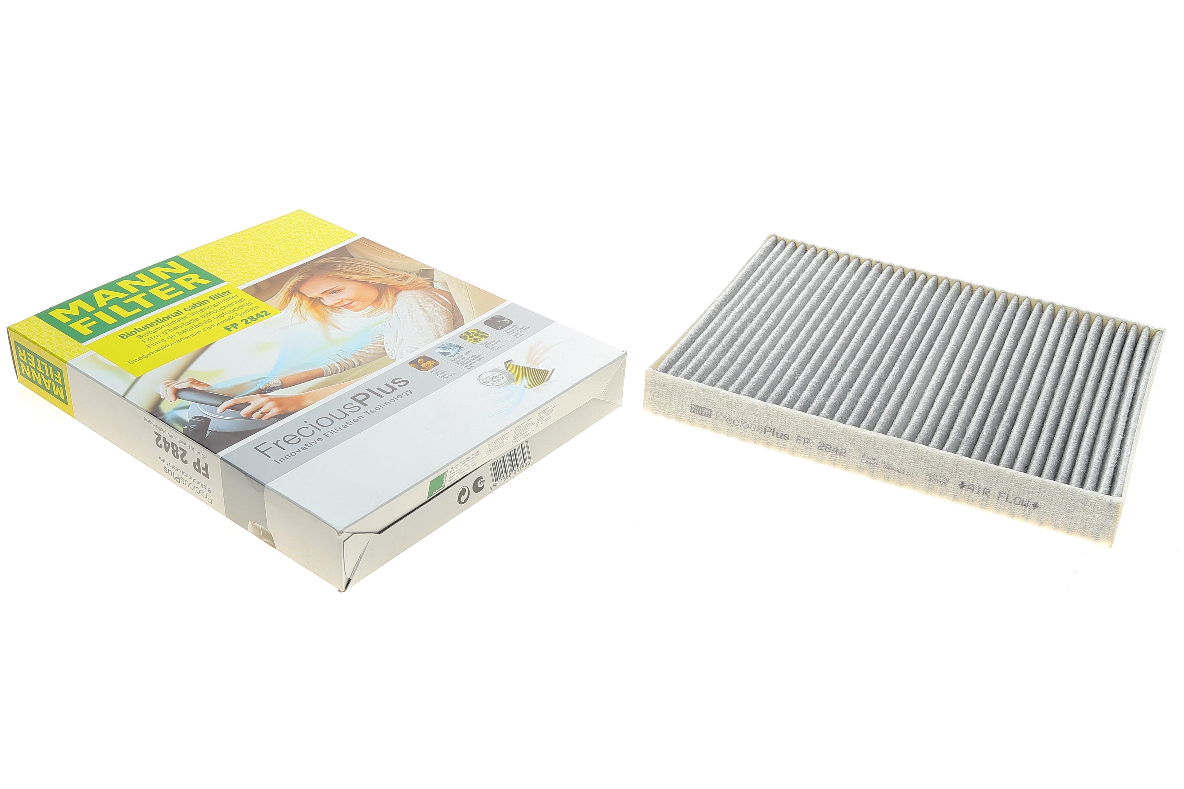 Фільтр салону Audi Q7 06-15/Porsche Cayenne 03-10/VW T5/T6/Touareg 03- (вугільний/антибактеріальний)