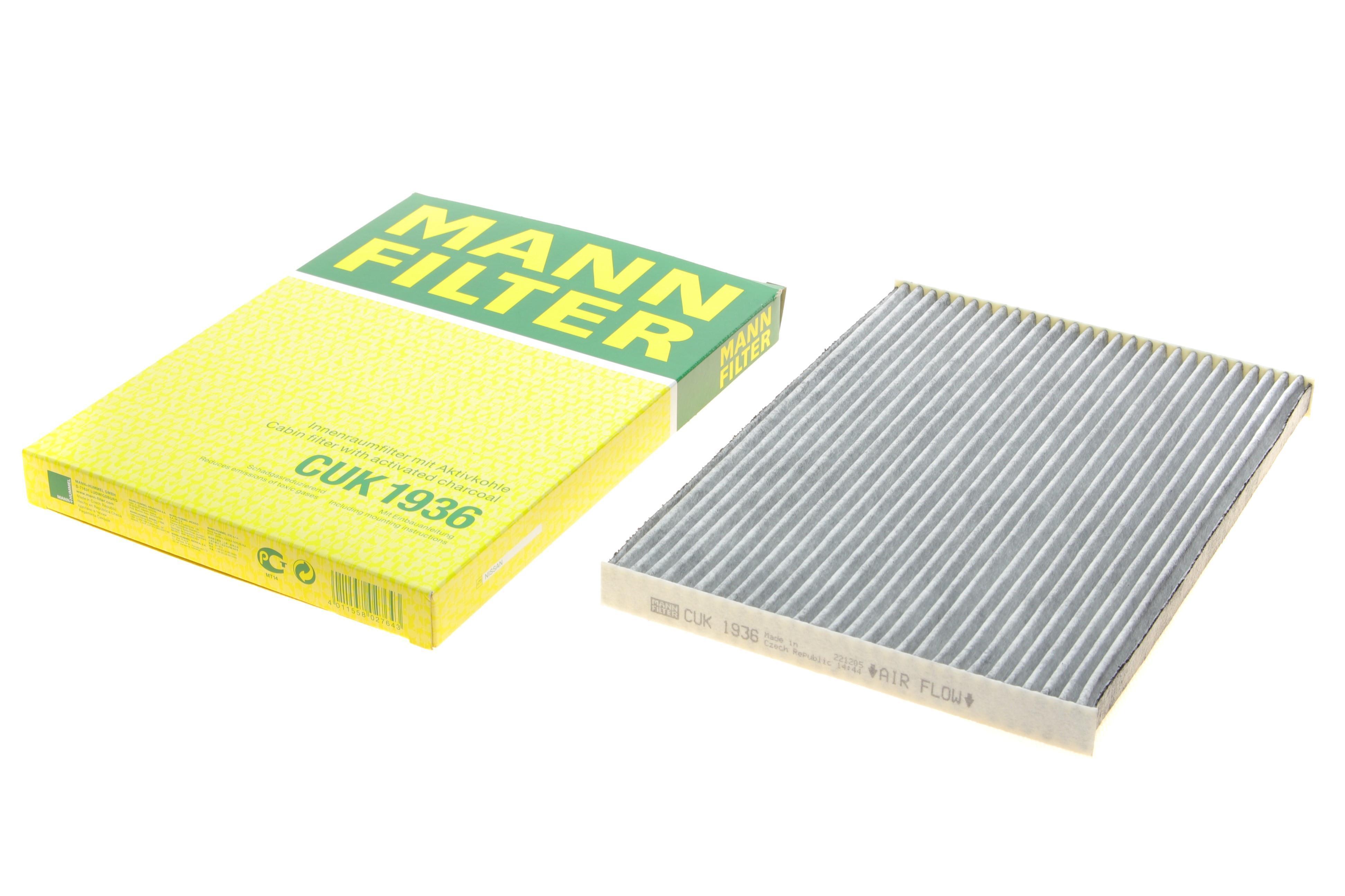 Фільтр салону Nissan Qashqai/X-Trail 07-14 (вугільний)