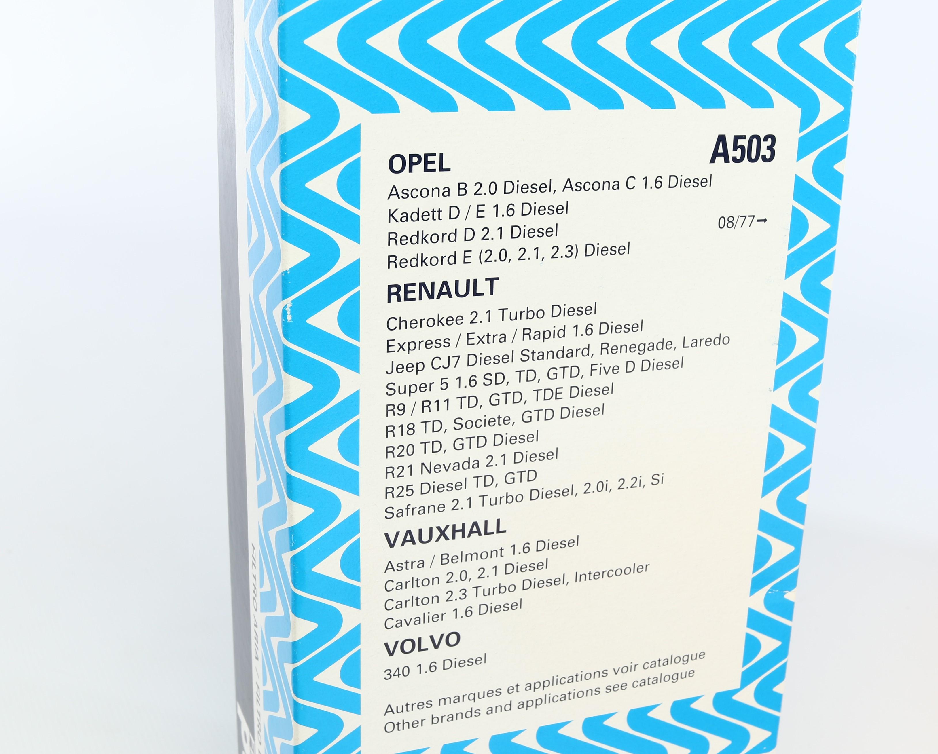 Фільтр повітряний Opel Ascona/Renault 21 -94