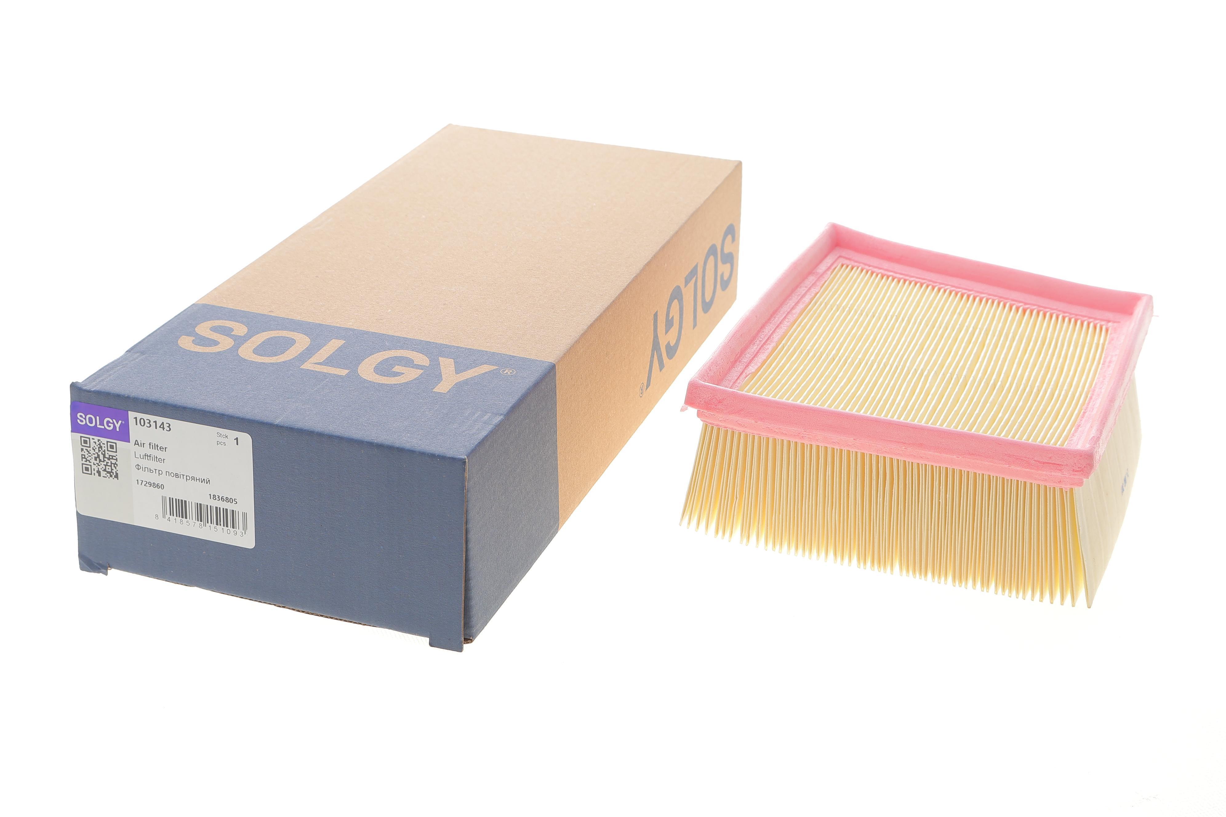 Фільтр повітряний Ford Transit Courier 1.0Ecoboost/1.5-1.6TDCi 14-/Fiesta 1.0-1.6/1.4-1.6TDCi 08-