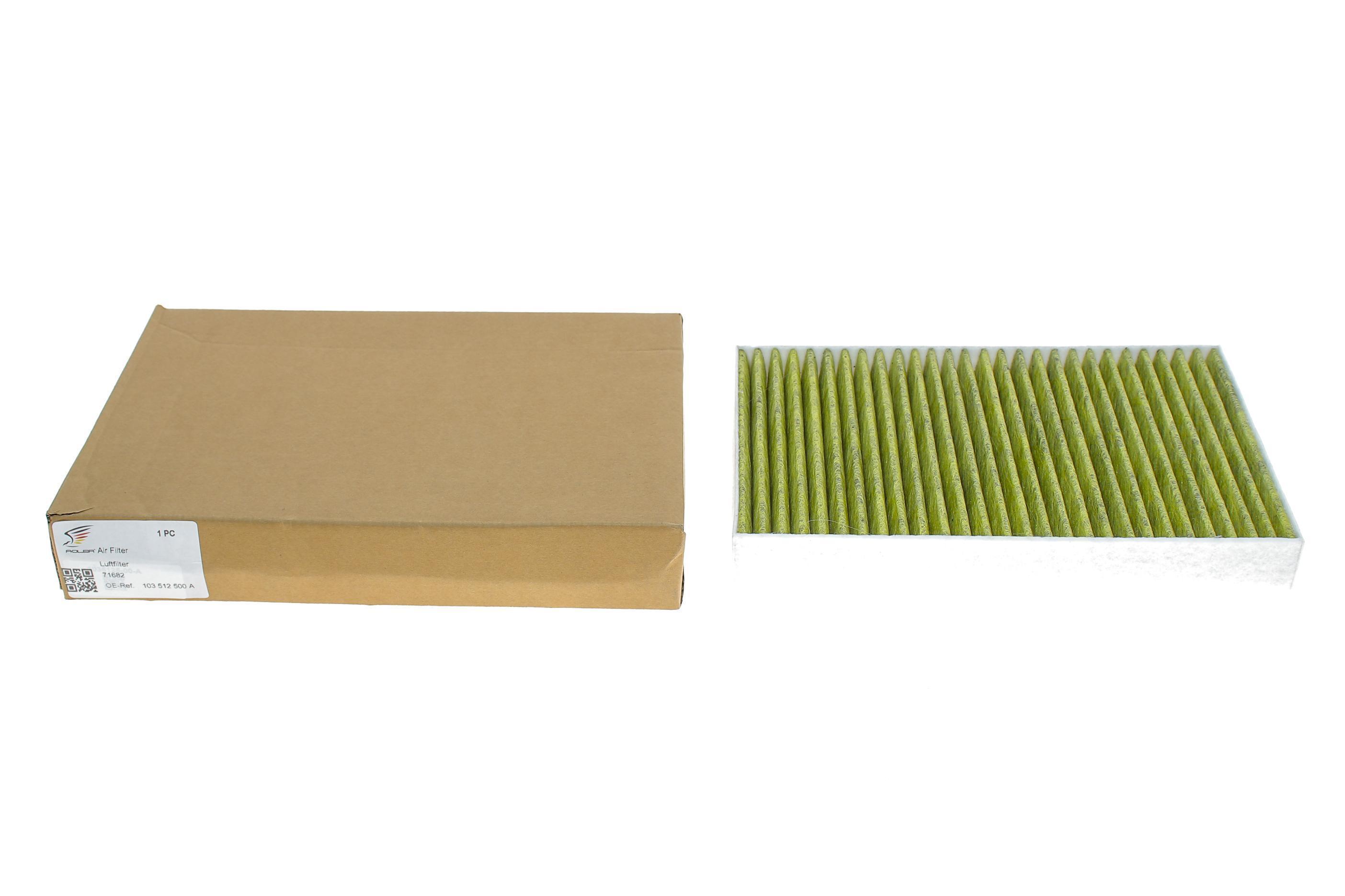 Фільтр салону Tesla Model S 12- (вугільний)