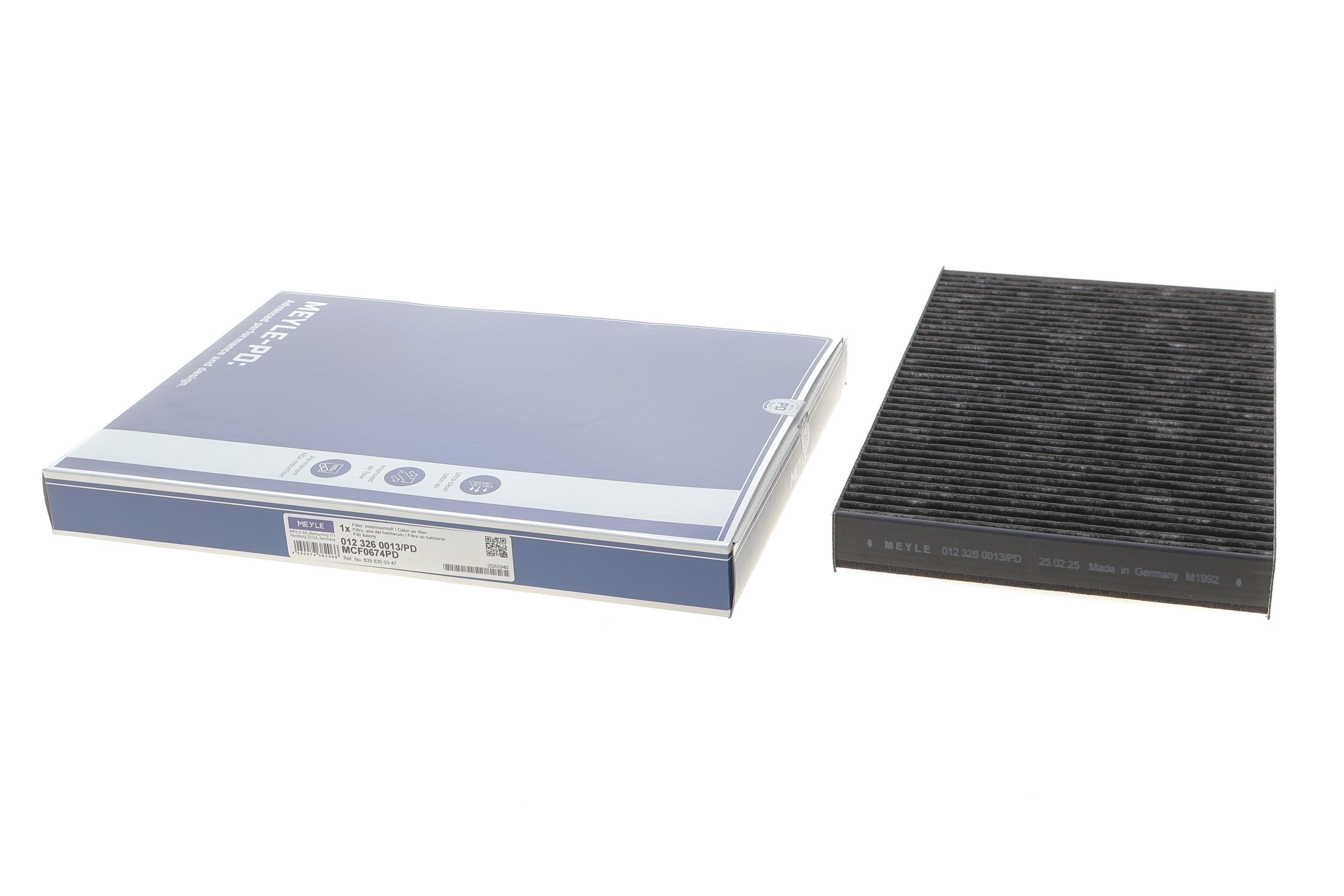 Фільтр салону MB Vito/Viano (W639) 03- (вугільний)