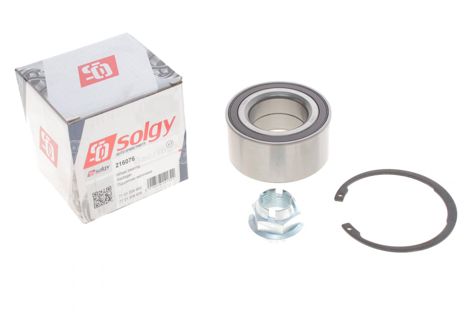 Підшипник маточини (передньої) Renault Kangoo 08- (45x83x39) (+ABS) R15/16 (к-кт)