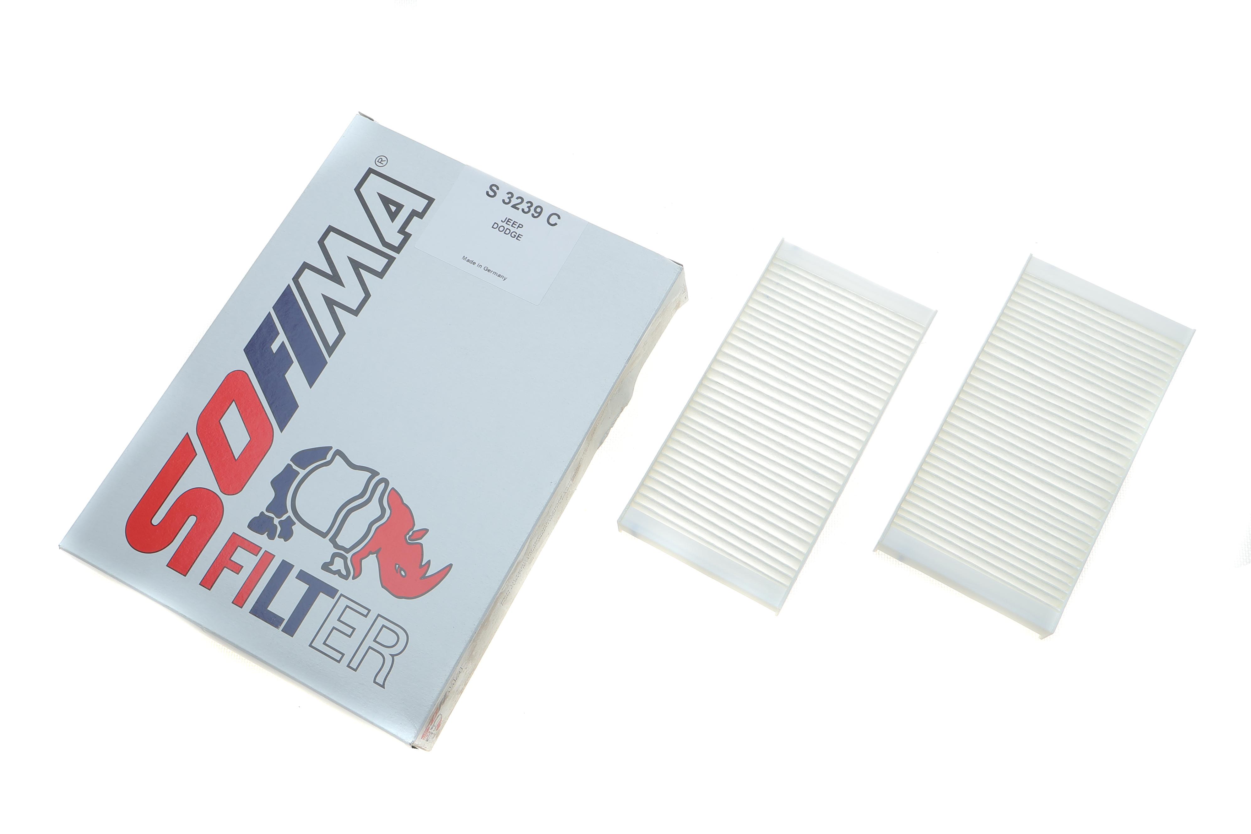 Фільтр салону Jeep Cherokee/Liberty 08-/Dodge Nitro 06-12 (к-кт 2шт)