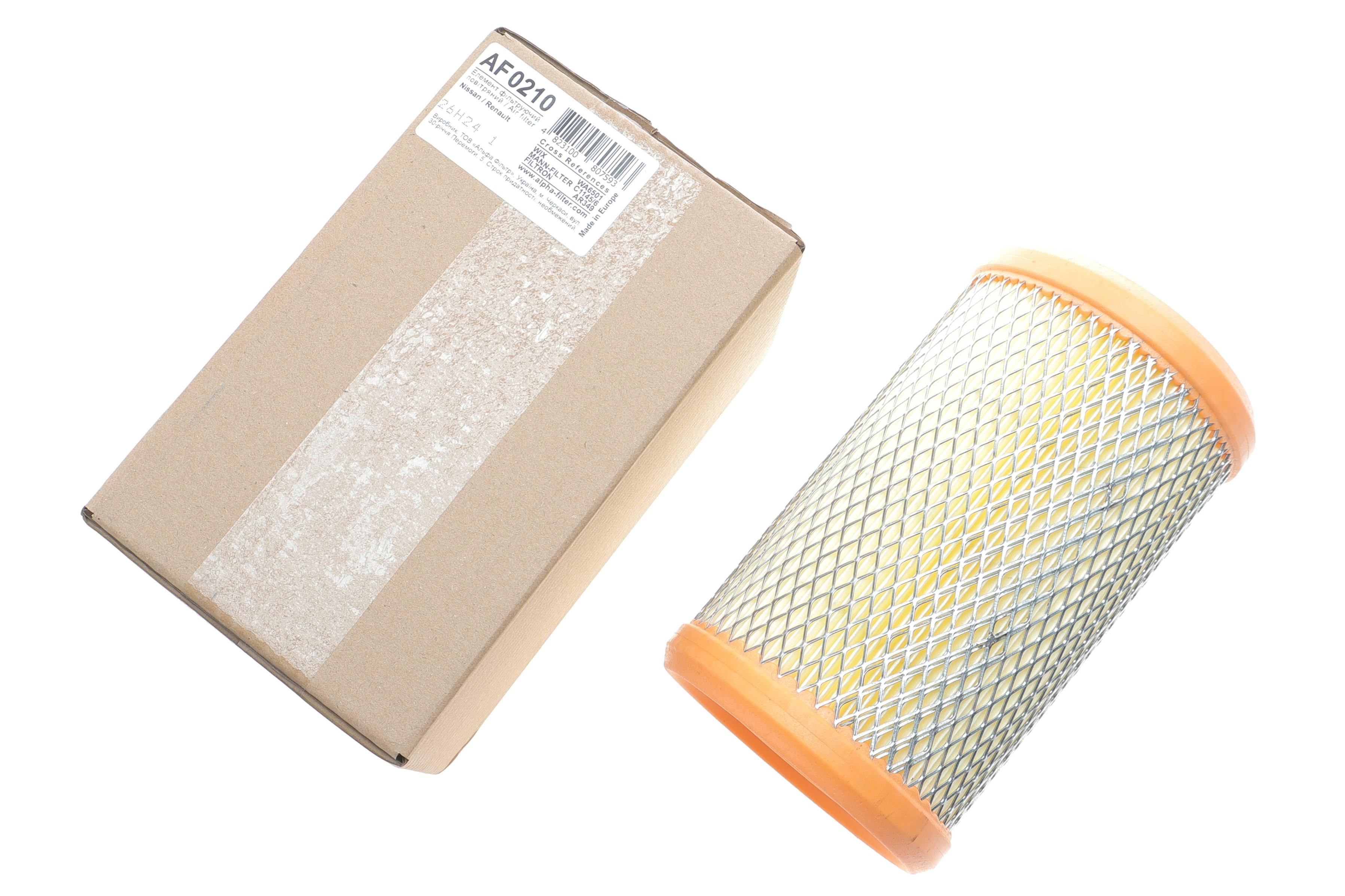 Фільтр повітряний Renault Kangoo/Clio/Twingo 1.2i 97- (бочка)