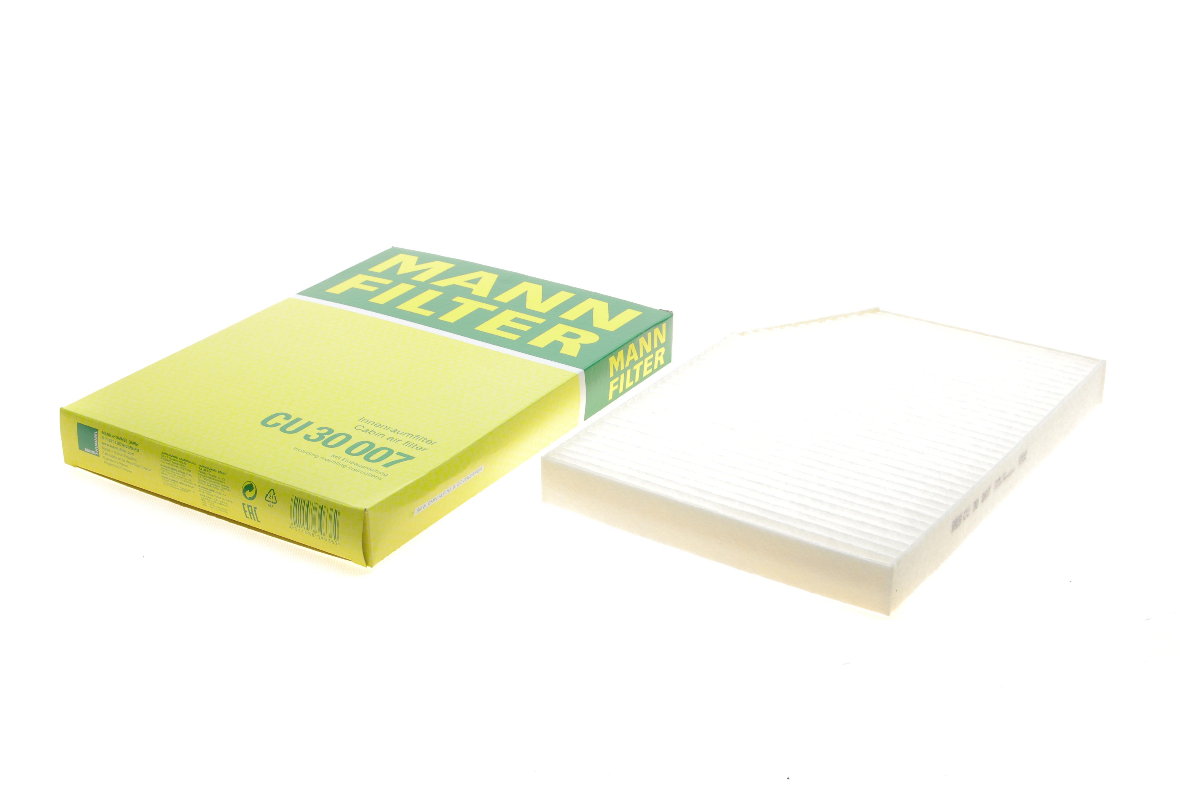 Фільтр салону BMW 3 (G20/G80)/X3 (G01/F97)/X4 (G02/F98) 17-