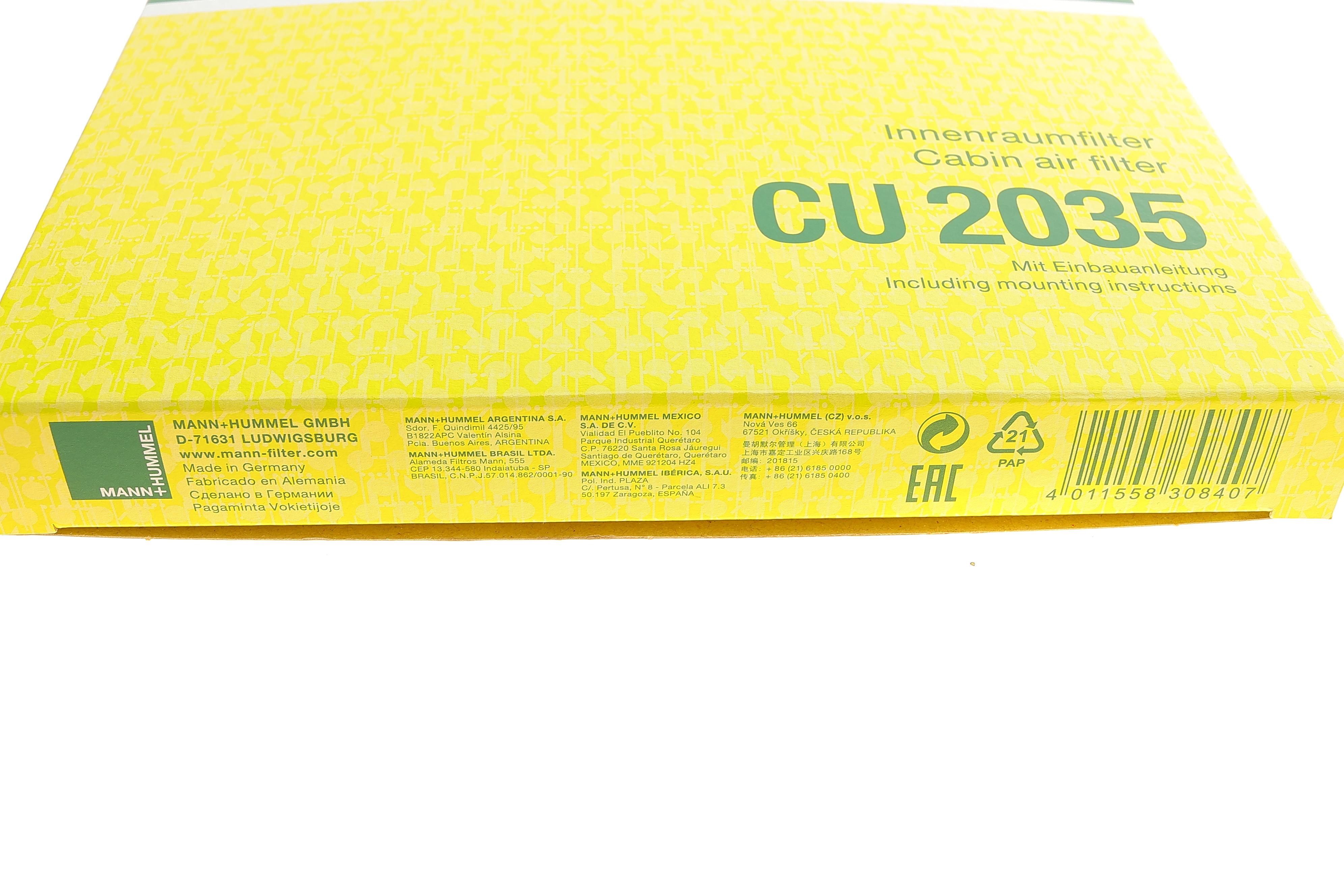 Фільтр салону Toyota Avensis 03-08/Corolla 01-09