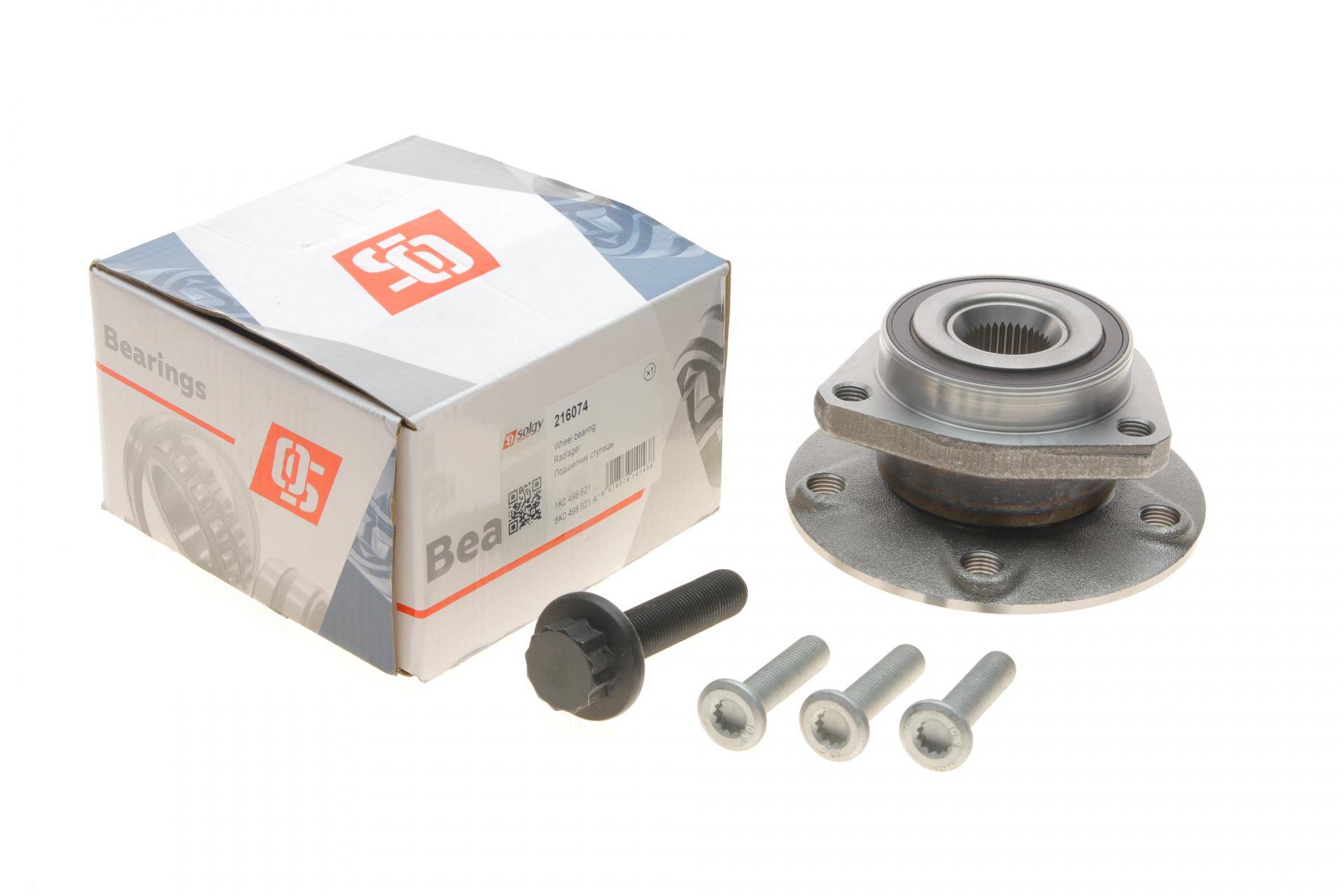 Підшипник маточини (передньої) VW Caddy 03- (3 болти)