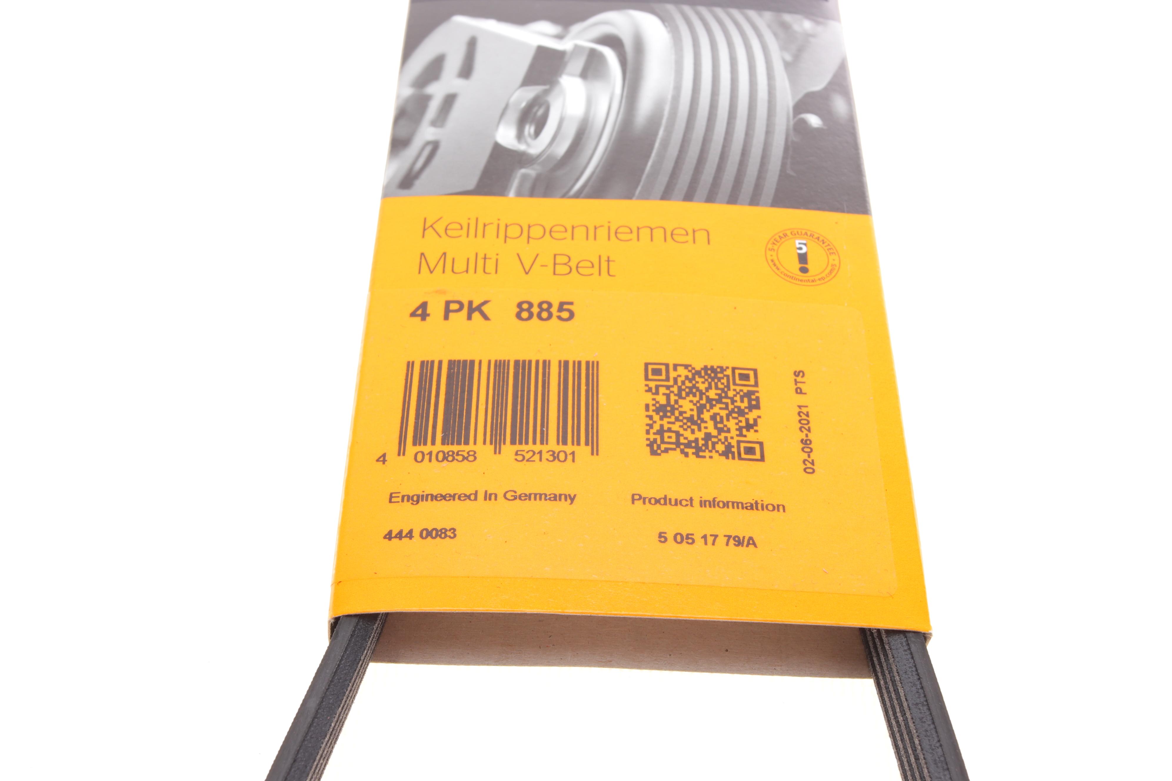 Ремінь генератора Mazda 323 1.3-1.8 89-04/BMW 3 (E46)/7 (E65/E66/E67) 3.0d 02-05/Kia Rio 1.5 00-05