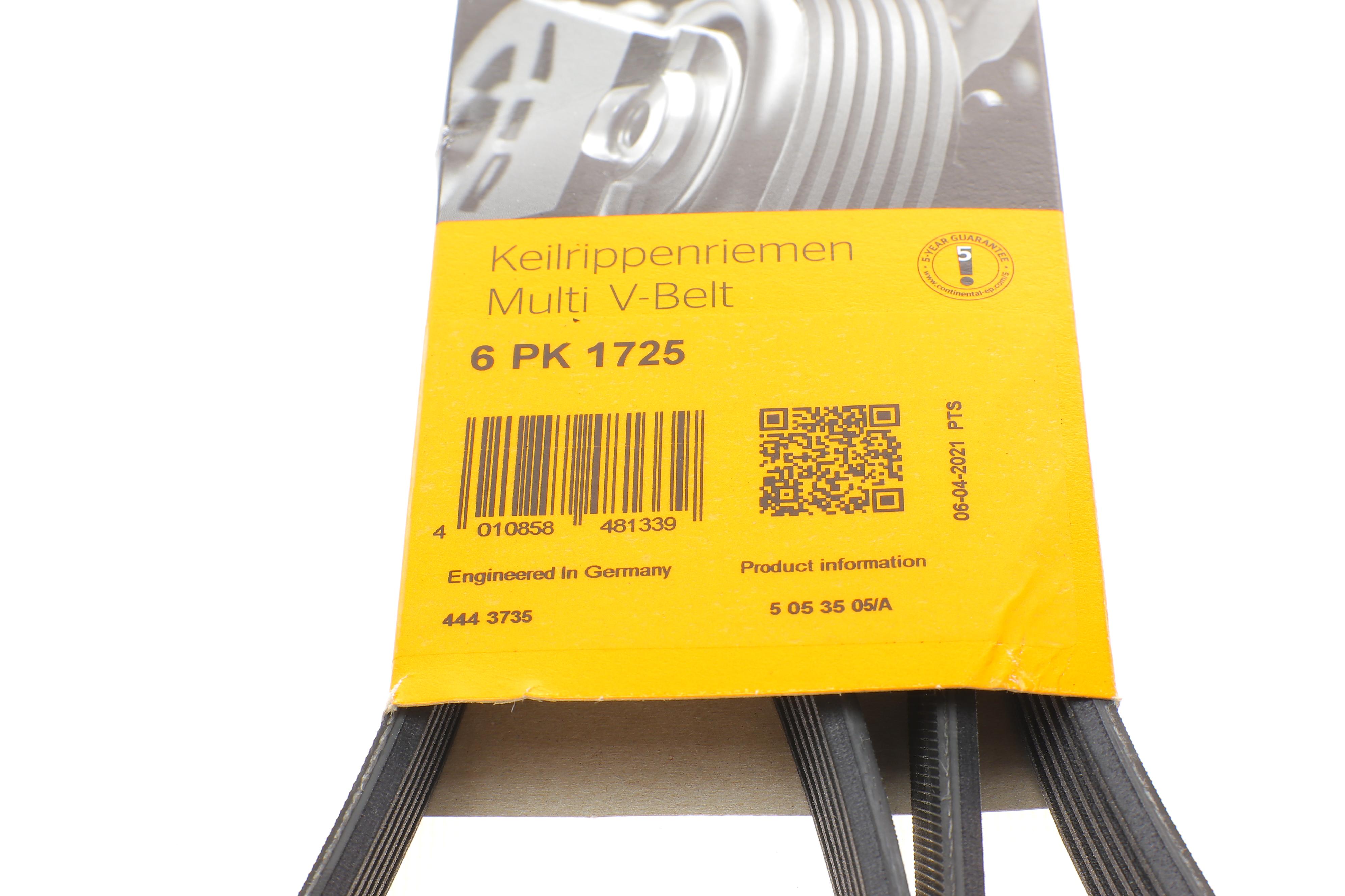 Ремінь генератора Opel Vectra/Omega 1.8-2.2 86-03/Audi A6 2.5TDI 94-97/Chevrolet Lacetti 1.8 05-