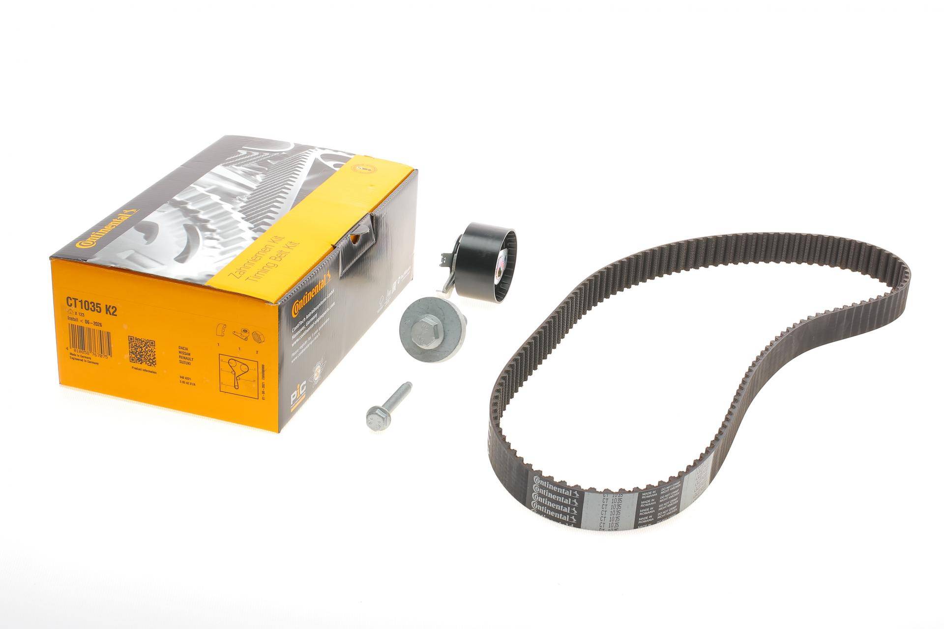 Комплект ременя ГРМ ( +ролик ) Рено Кліо, Кенго, Меган, Дача Логан, Дастер - 1.5dCi 01- (27x123z)