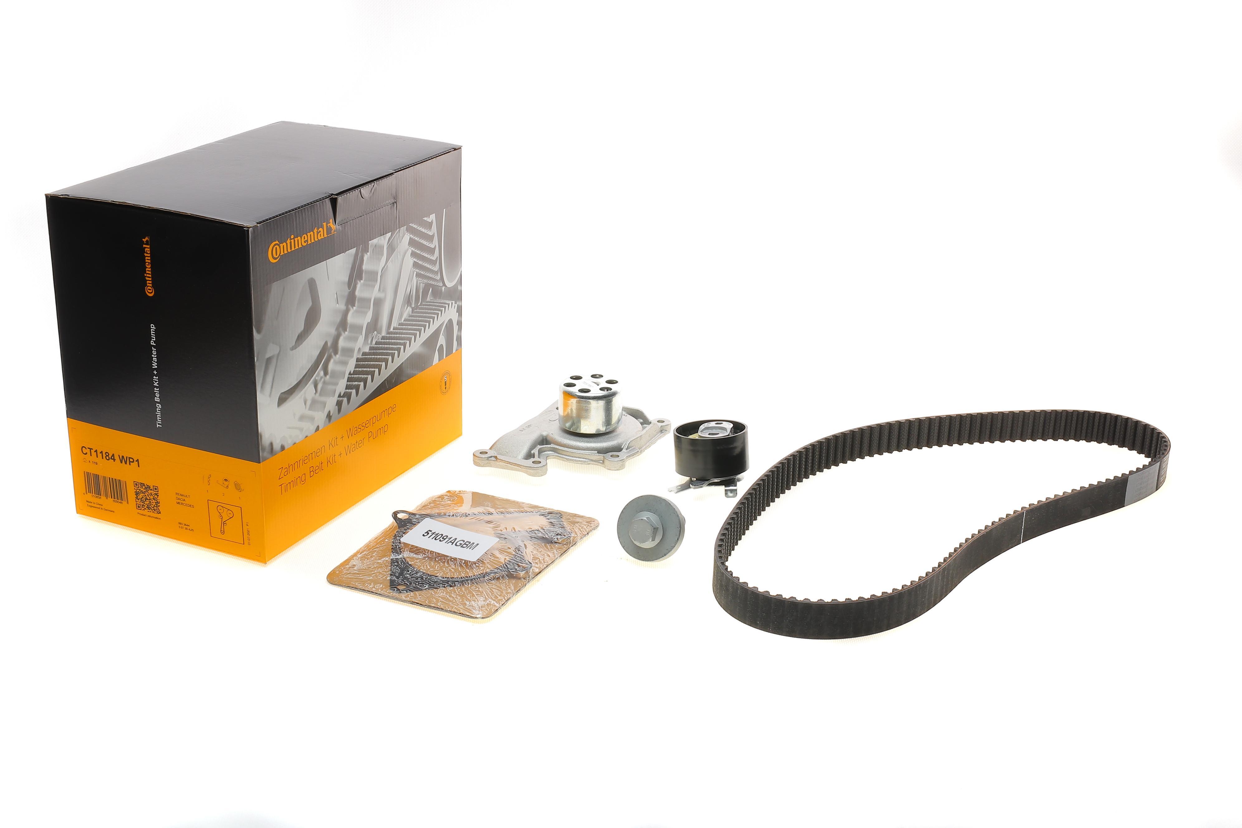 Комплект ГРМ + помпа Renault Clio/Kangoo/Megane/Scenic/Dacia Dokker/Duster/Logan 1.5dCi 08-(27x119z)