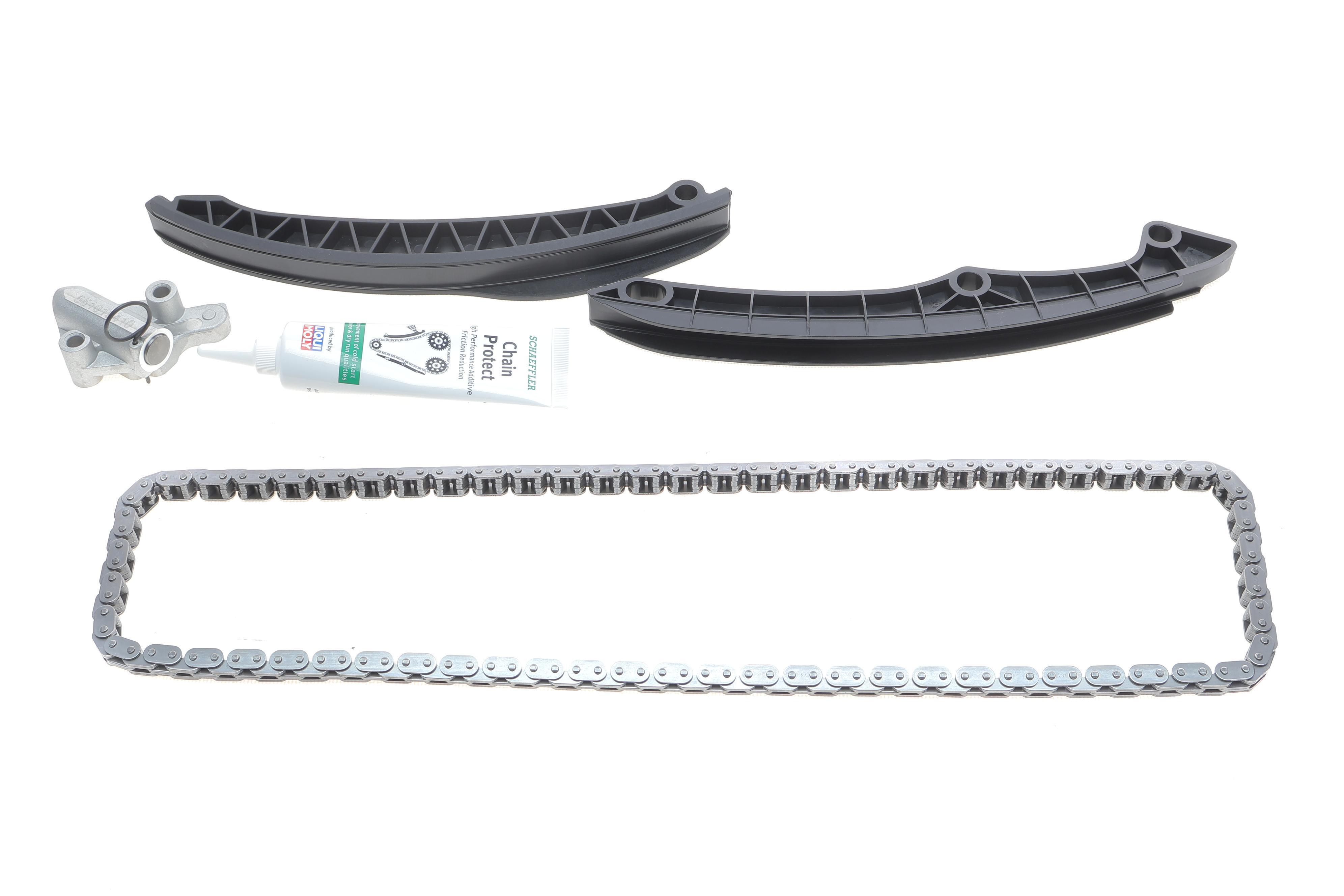 Комплект ланцюга ГРМ VW Passat 1.4TSI/1.6FSI 90/110/118kw 05-14 (ланцюг, башмак, натяжник), (ланцюг INA)