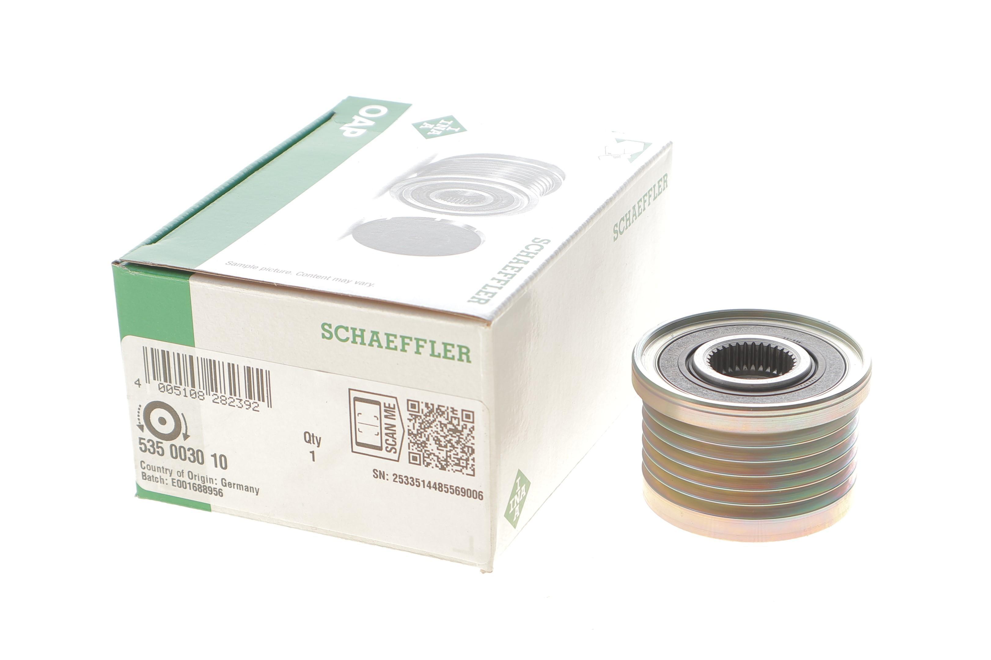 Шків генератора Renault Master/Trafic 1.9dCi (6PK) +AC, 6PK