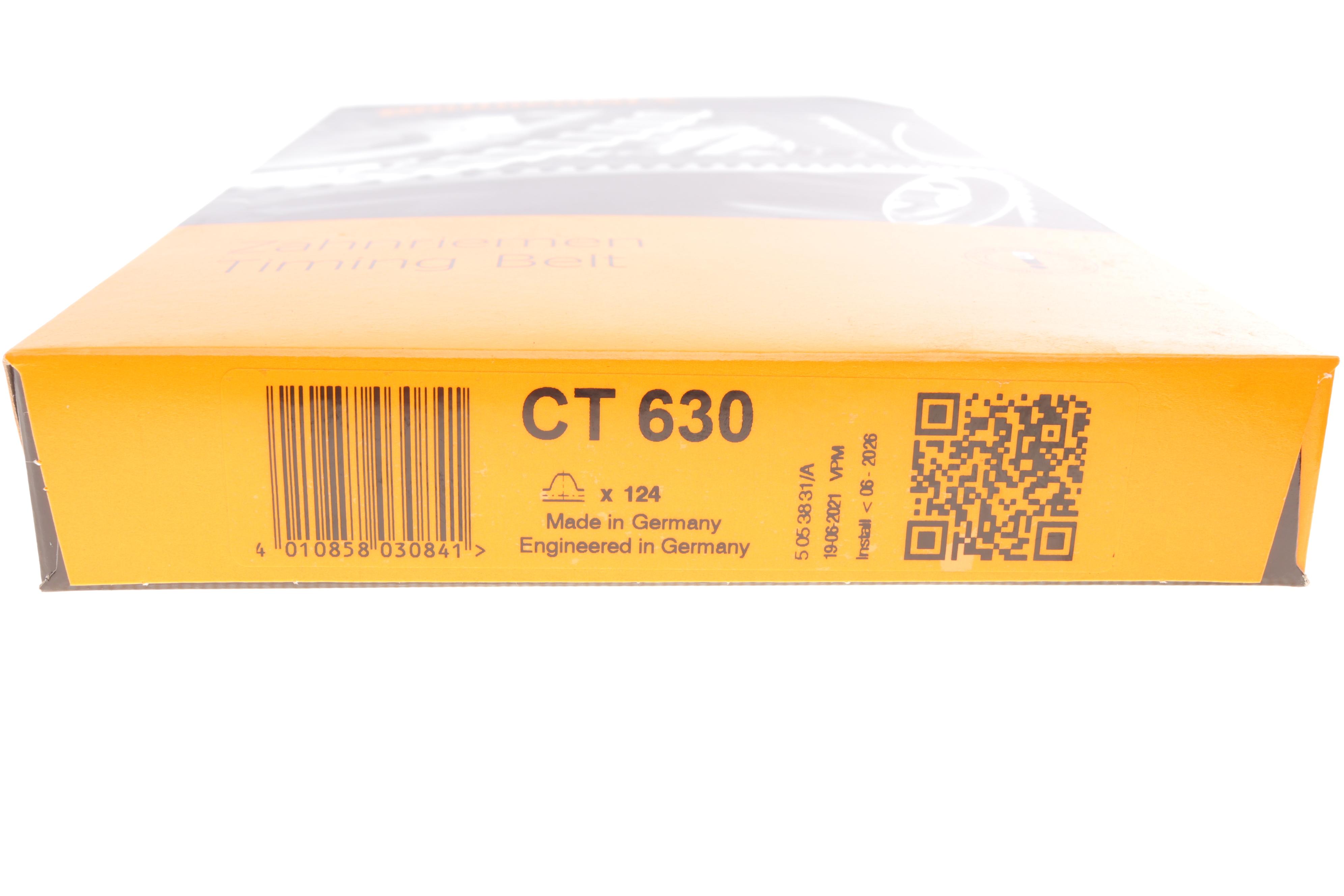 Ремінь ГРМ VW Golf III/VW Passat/Audi 80/100/A6 2.0 90-03 (124x18)