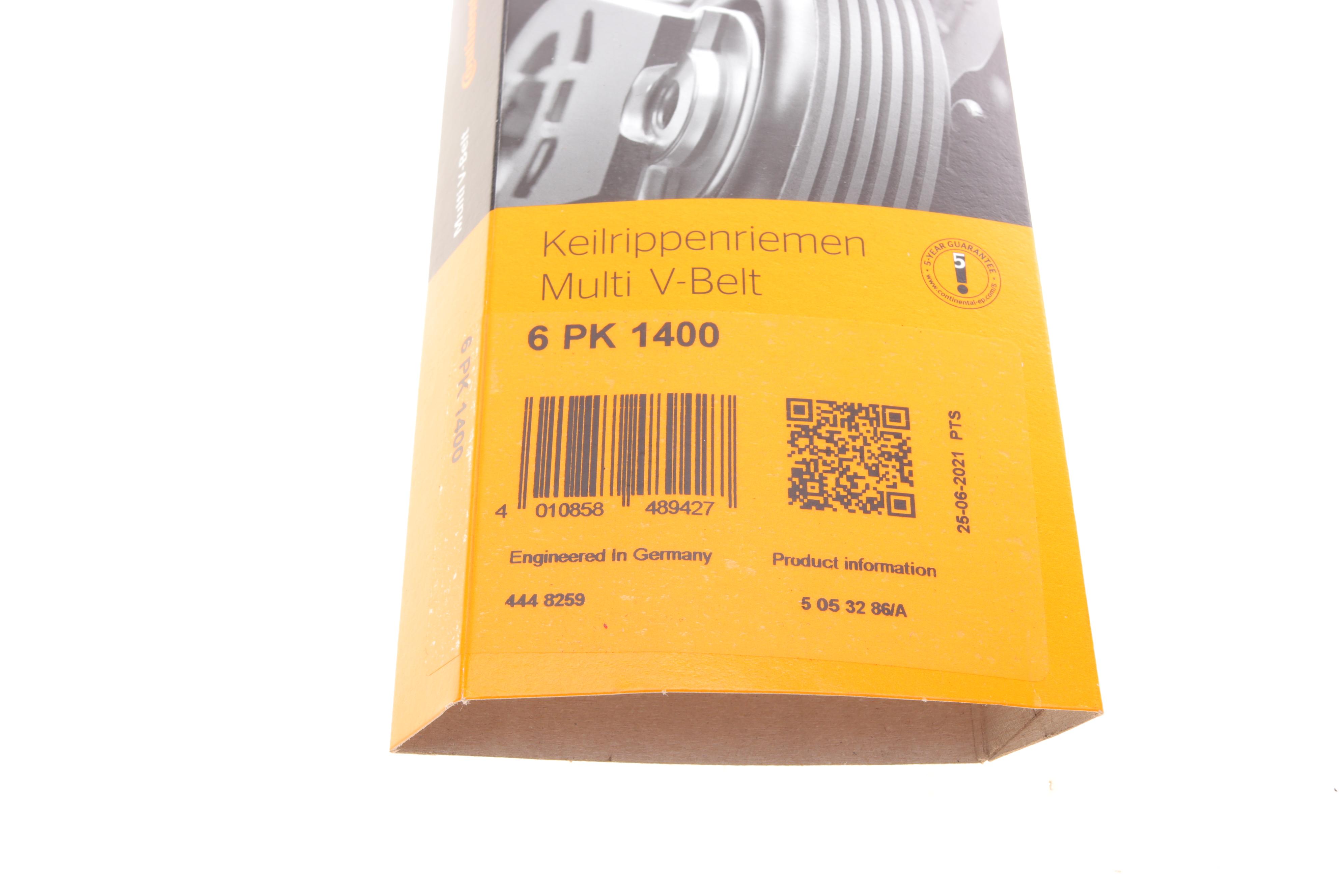 Ремінь генератора Renault Kangoo 1.9D 98-/Opel Astra J 1.4 09-/Fiat 500L/Bravo/Croma 1.6-2.0D 05-