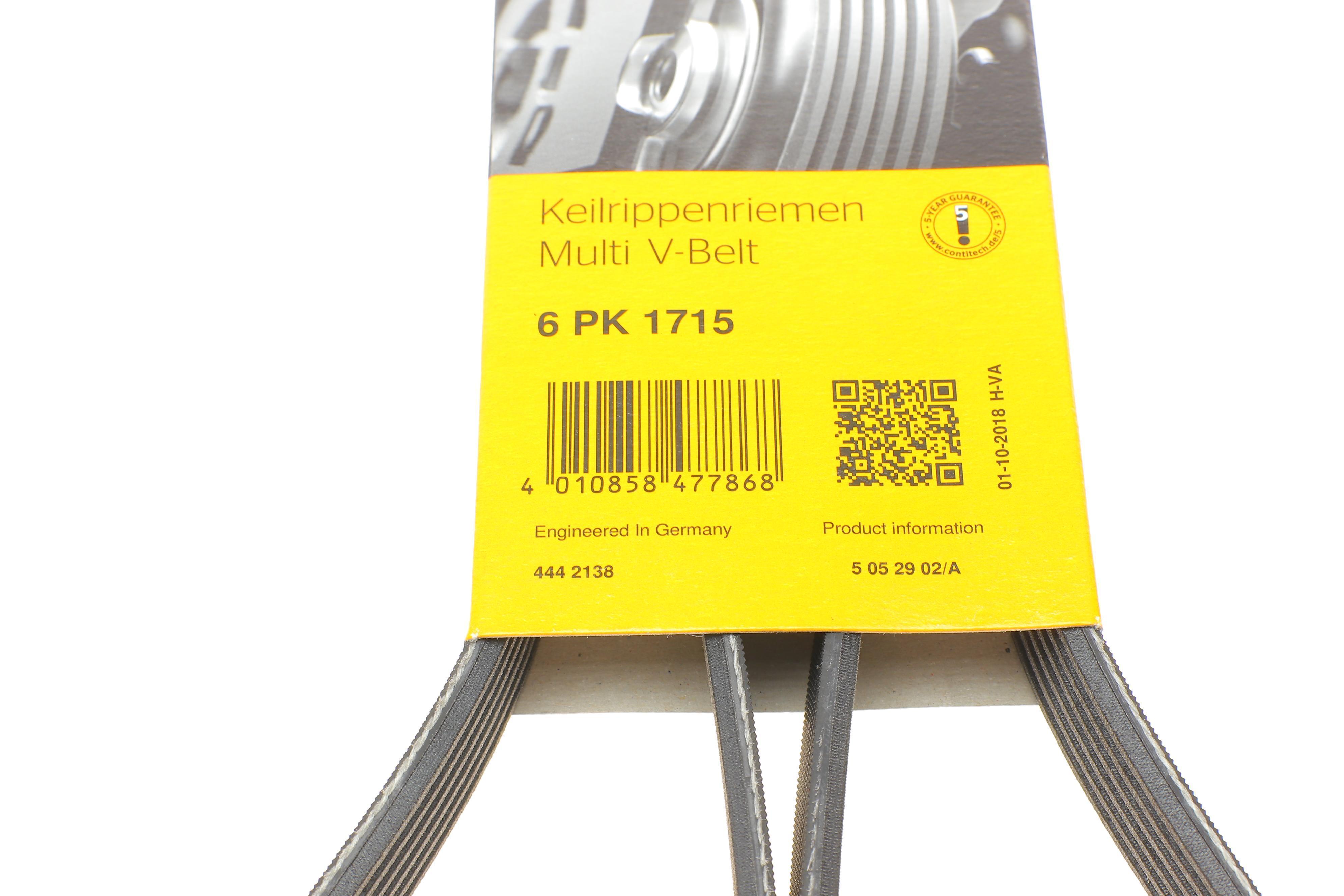 Ремінь генератора Opel Astra J/Corsa D 1.7CDTI 09-15/Ford Focus 1.8TDCi 98-04