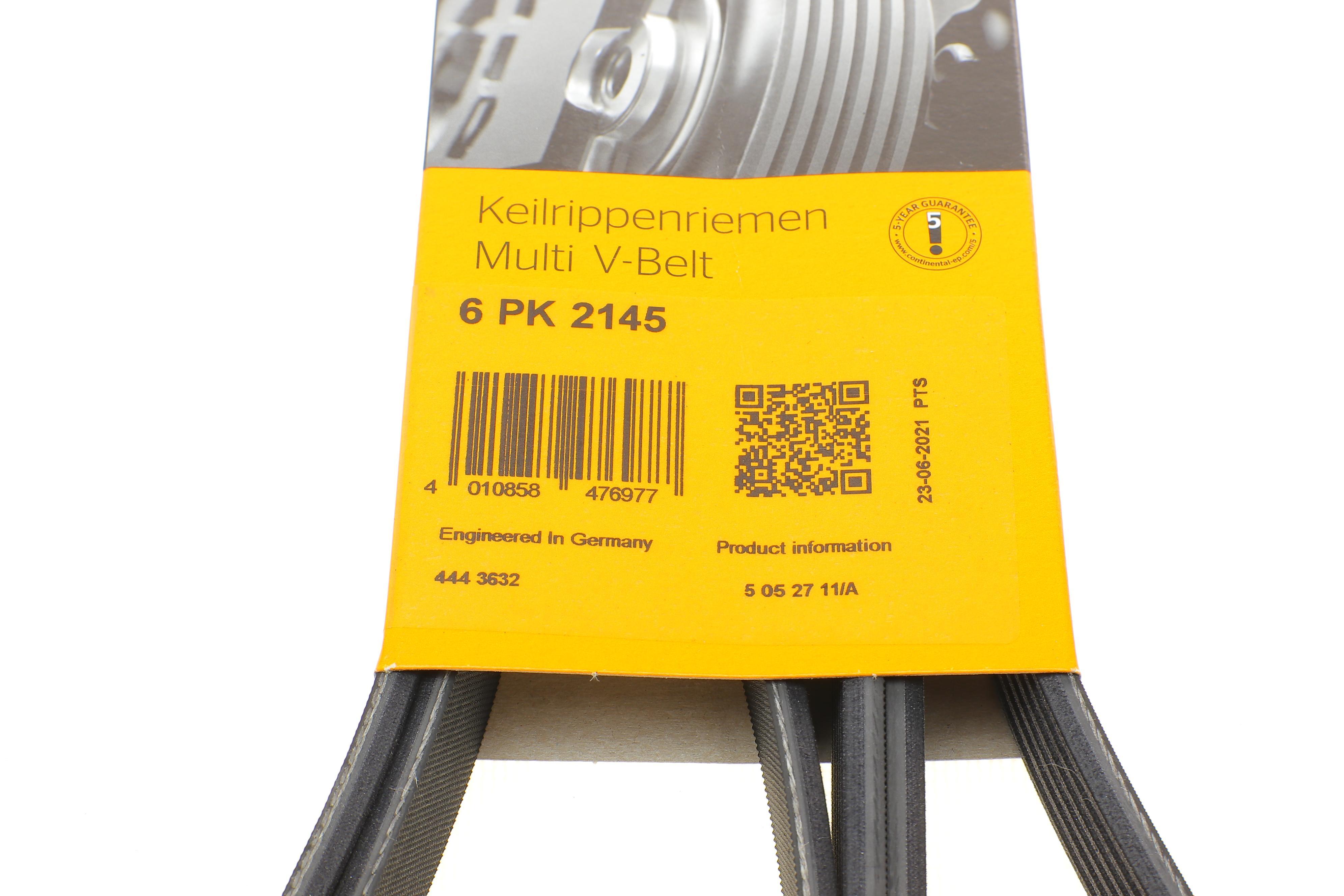 Ремінь генератора VW LT 2.5TDI 96-06/Jeep Cherokee/Wrangler 2.4 01-08/BMW 5 (F10/F07/F11) 3.0D 10-17