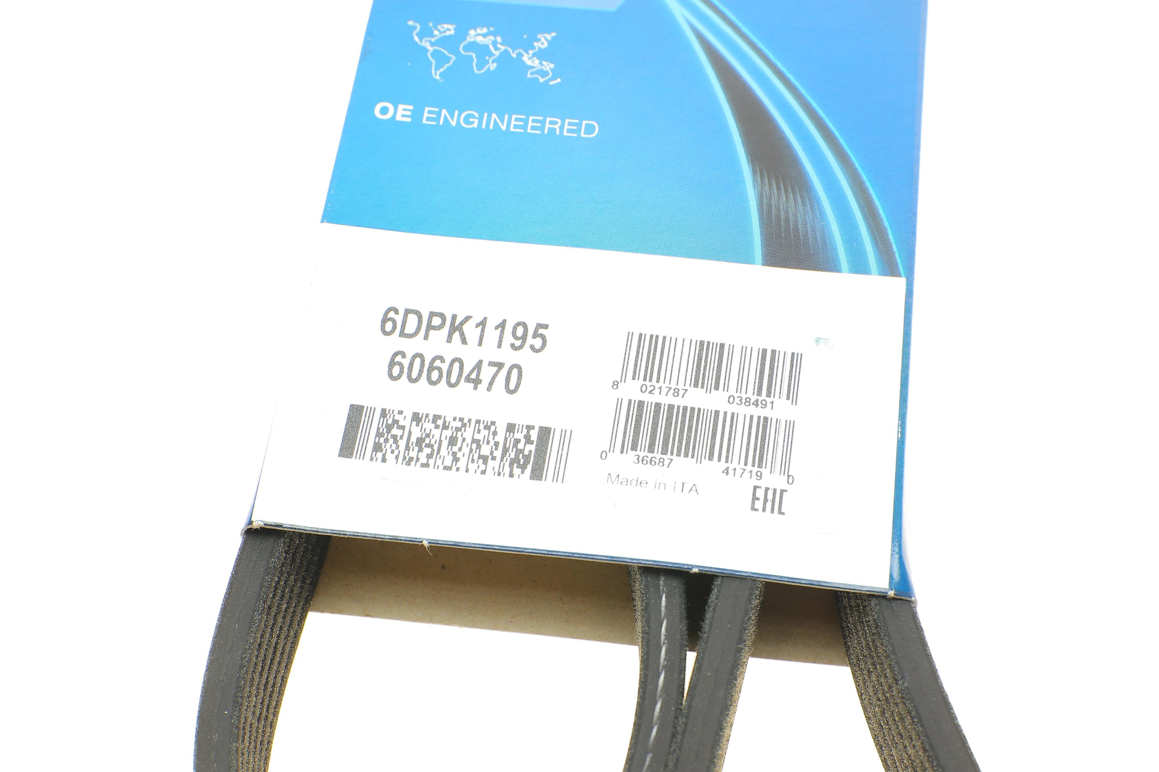 Ремінь генератора VW T5 1.9TDI/VW Caddy III 1.9/2.0TDI (+AC)