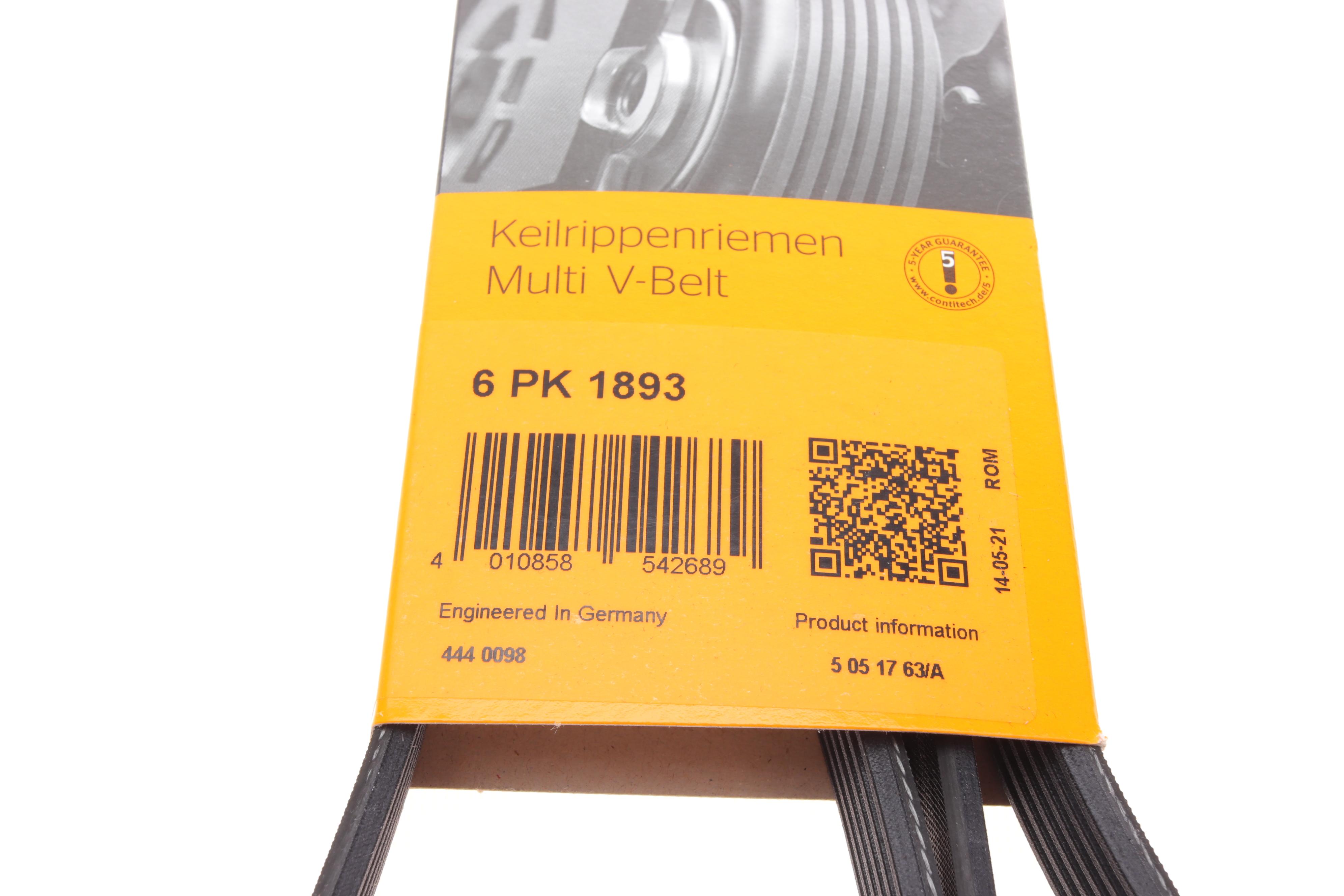 Ремінь генератора Ford Focus 1.4/1.6 98-05/Toyota Rav4 1.8 00-05/Daewoo Nubira 1.8/2.0 99-