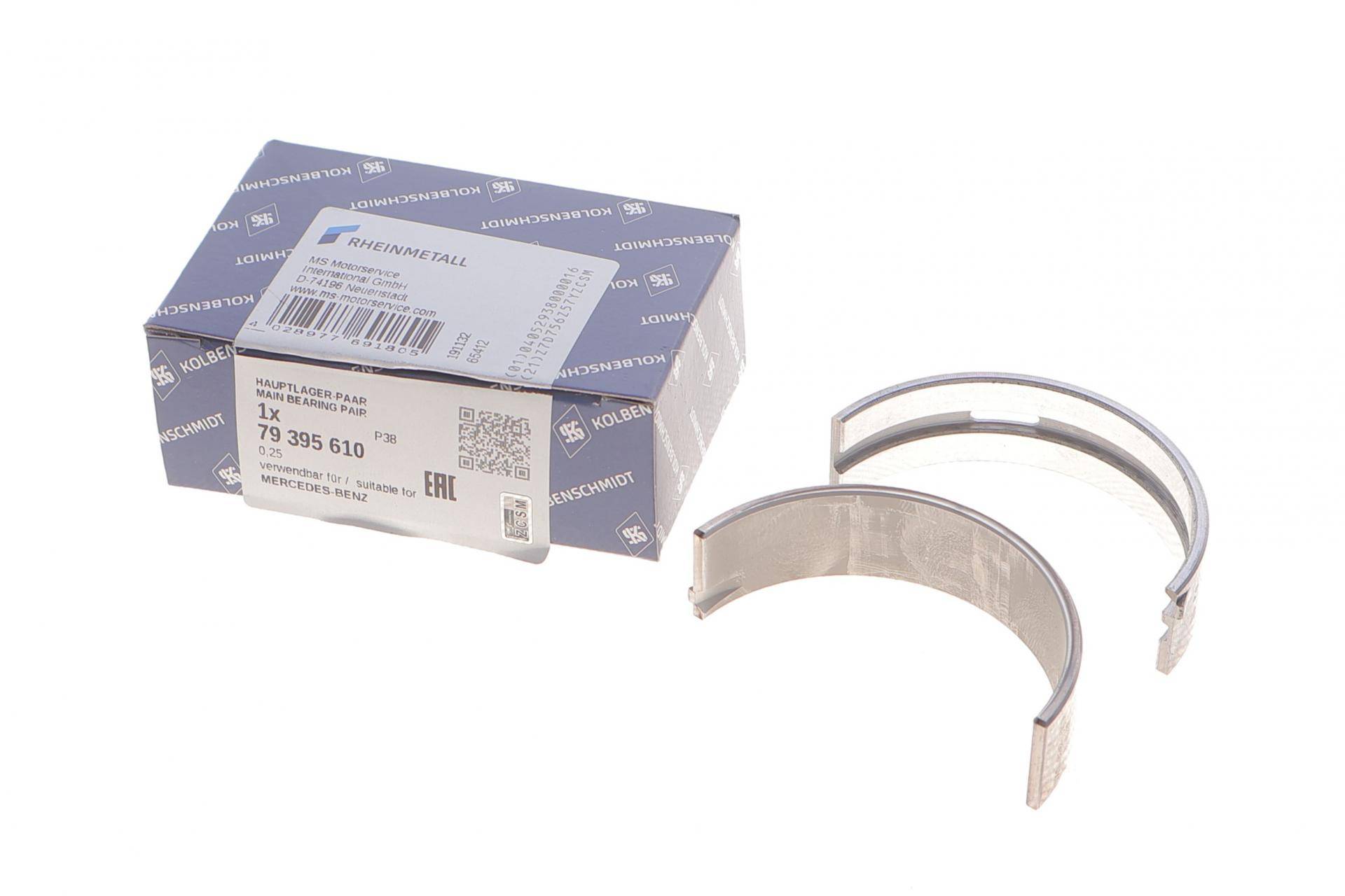 Вкладиші корінні MB Sprinter 901-906/Vito (W638/639) 2.2CDI (+0.25)