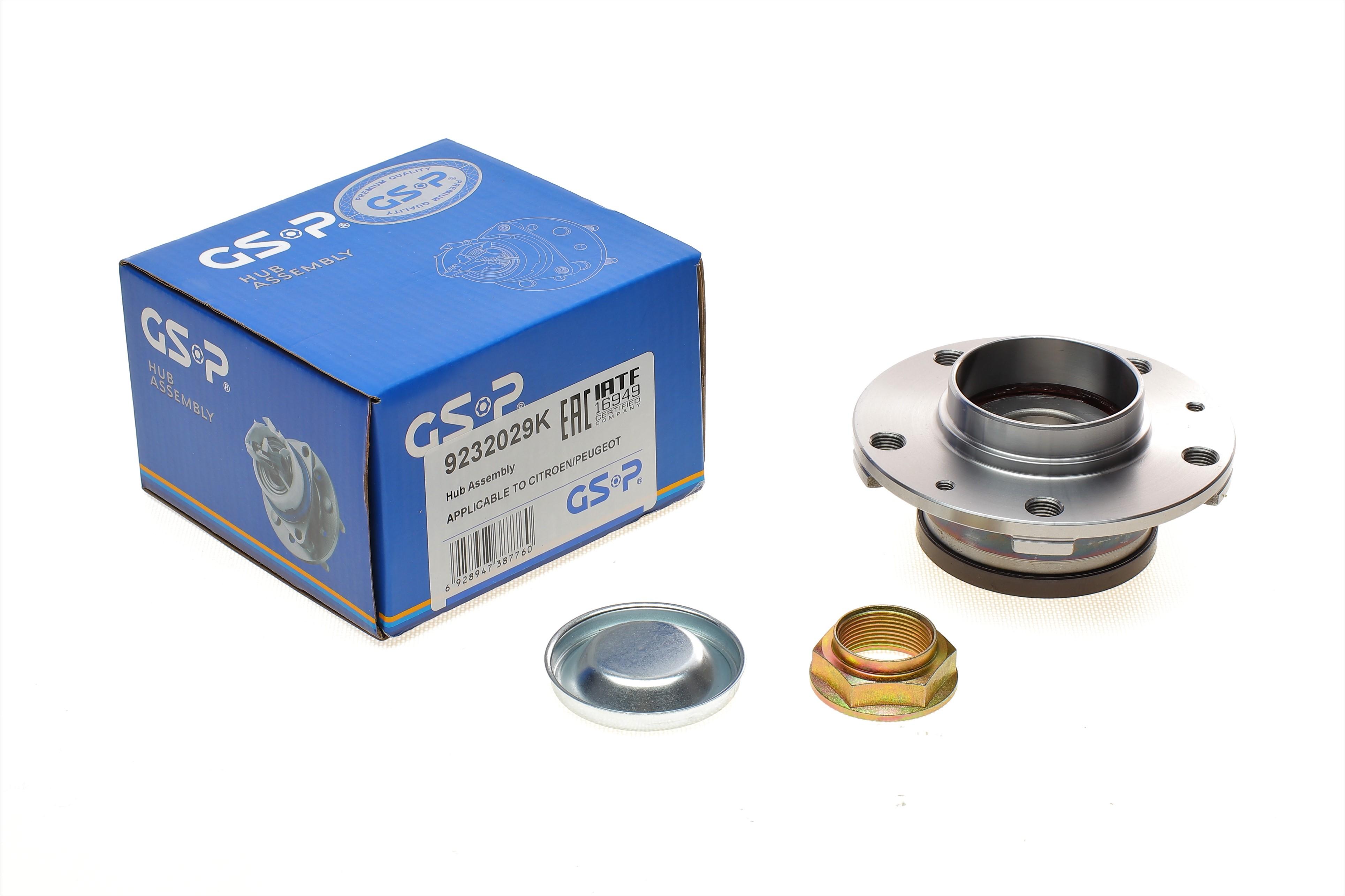 Підшипник маточини (задньої) Peugeot 407 04-11/508 10-18/607 00-11 (+ABS)(к-кт)