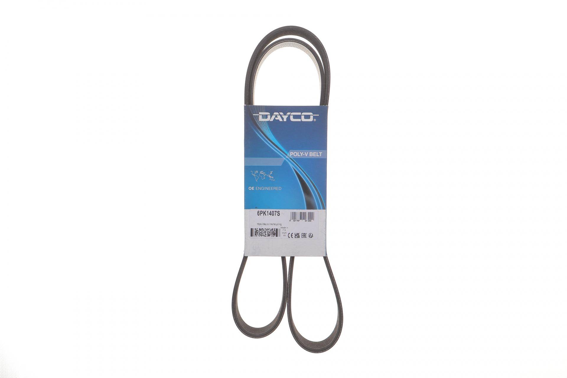 Ремінь генератора Renault Kangoo 1.9D 98- (6PK1407)