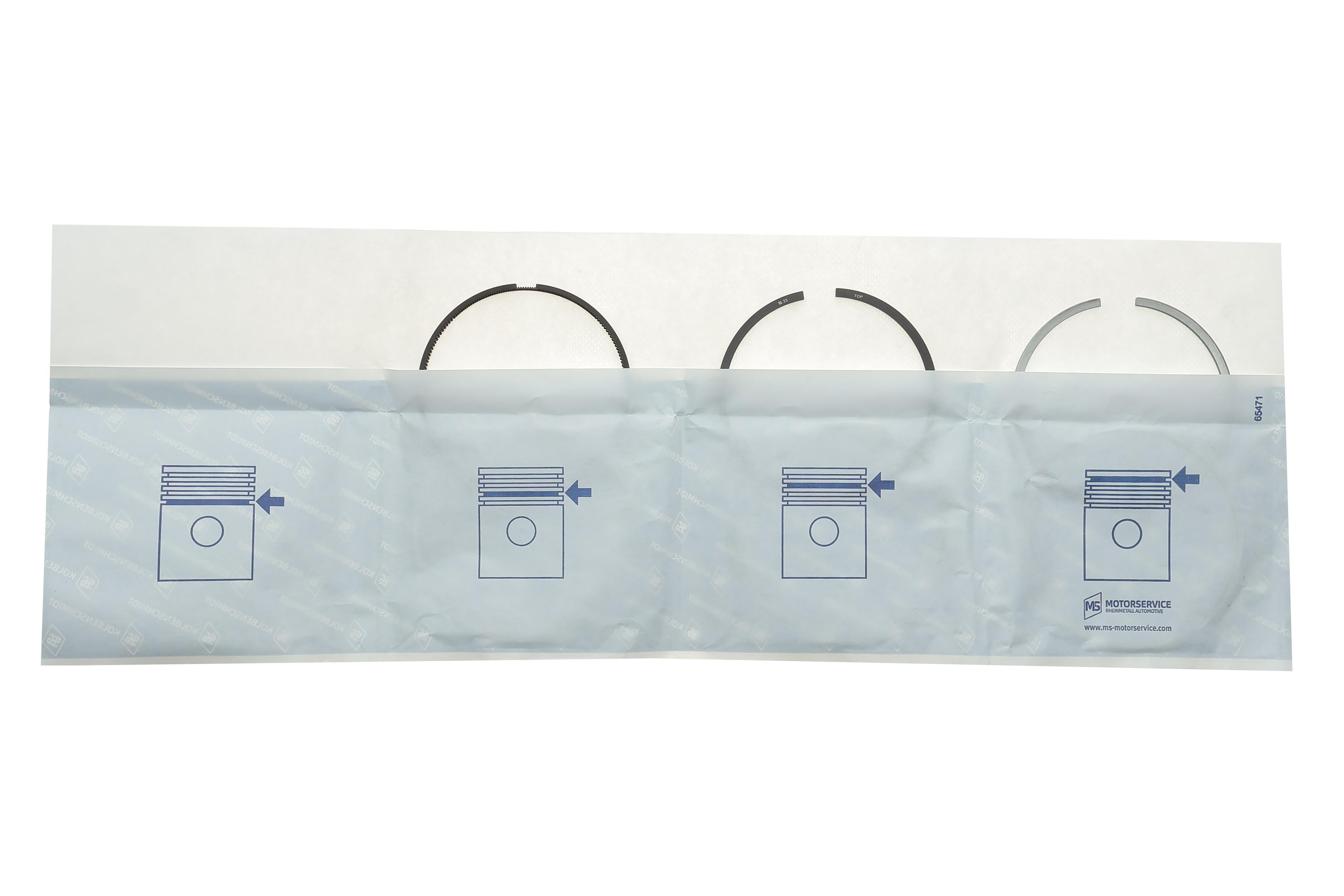 Кільця поршневі Iveco 3.0 (95.80mm/STD) (2.5-2-2.5)