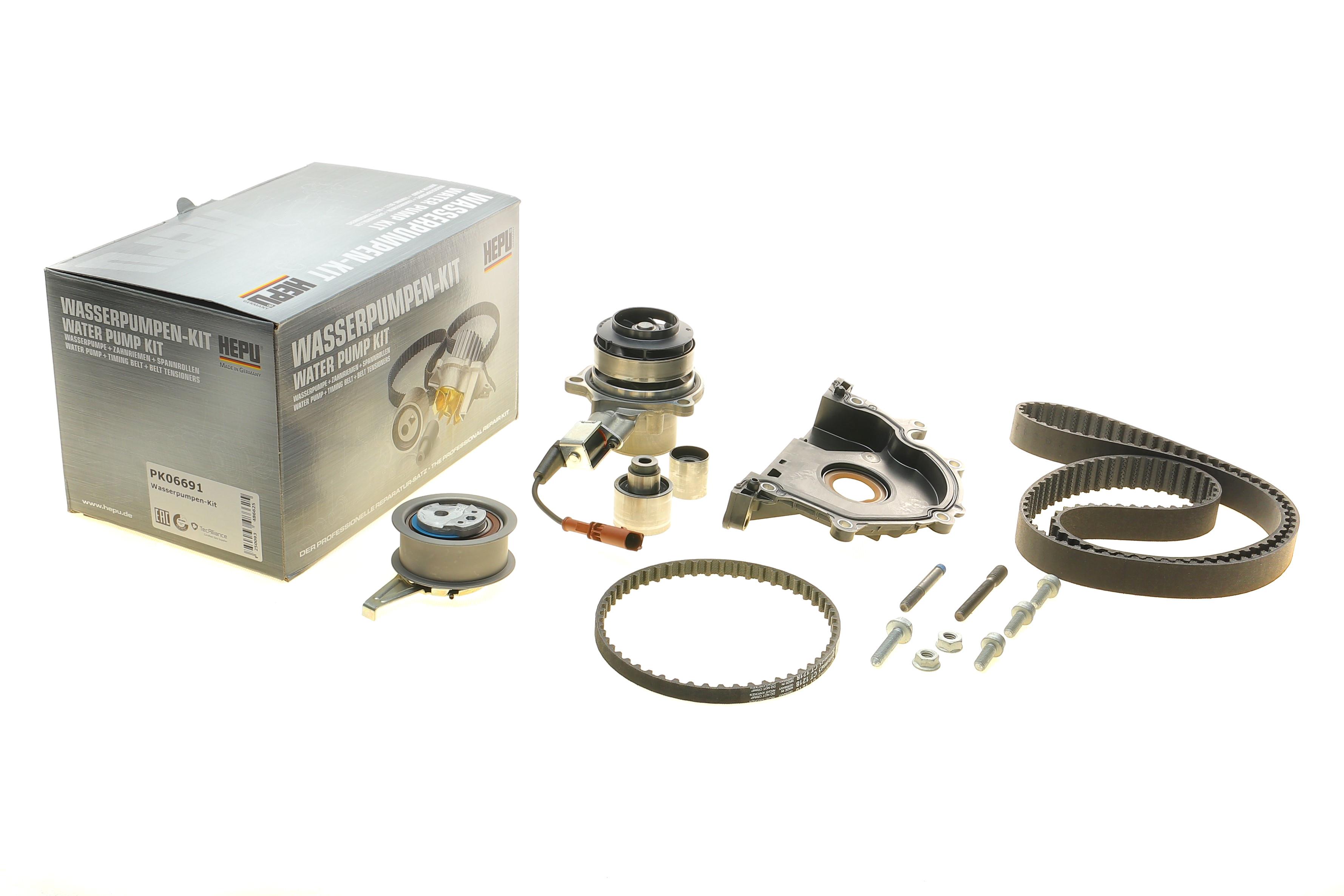 Комплект ГРМ + помпа VW T6/Golf/Passat/Caddy 1.6/2.0 TDI 15- (145x25)(помпа P669)