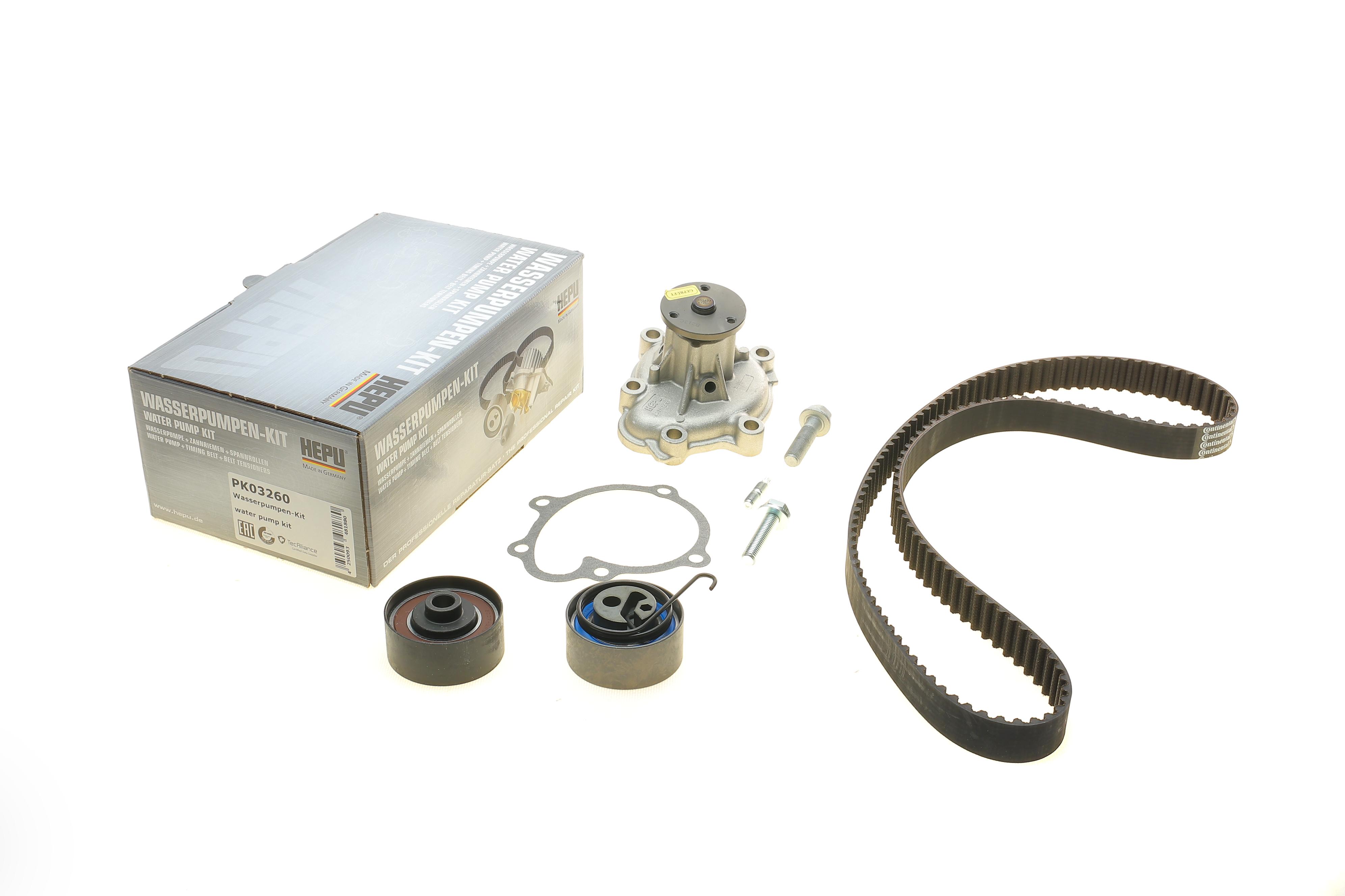 Комплект ГРМ + помпа Opel Astra H/Corsa D 1.7CDTI 06- (131x25)