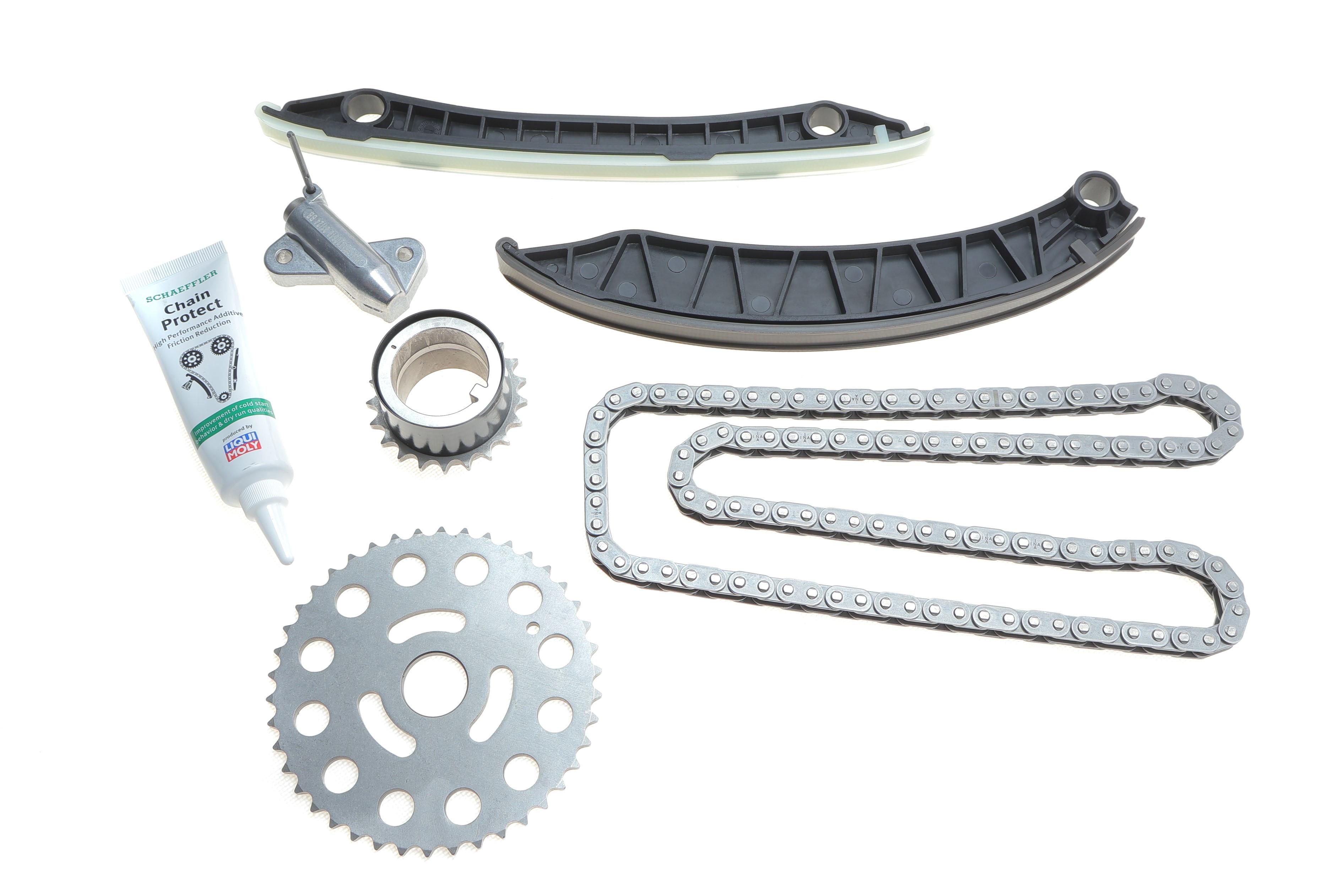 Комплект ланцюга ГРМ Renault Trafic II/Opel Vivaro A 2.0dC/CDTI 06-, 66/84kw, M9R, (ланцюг INA)