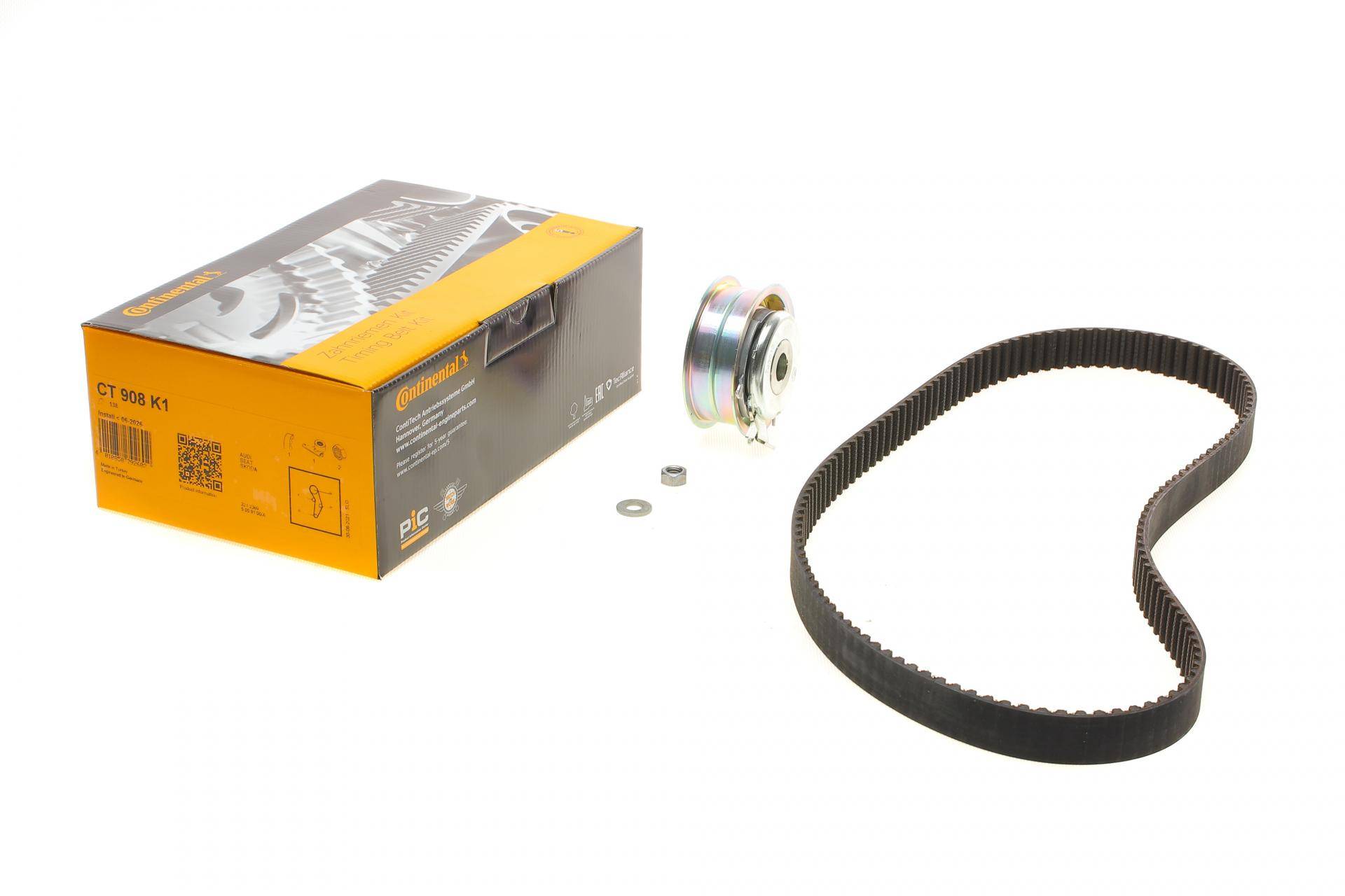 Комплект ременя ГРМ (+помпа, +ролик) Ауді, Фольксваген Гольф, Кадді 3, Т5(2.0 96-15 (23x138z), Шкода Октавія -1.6-2.0