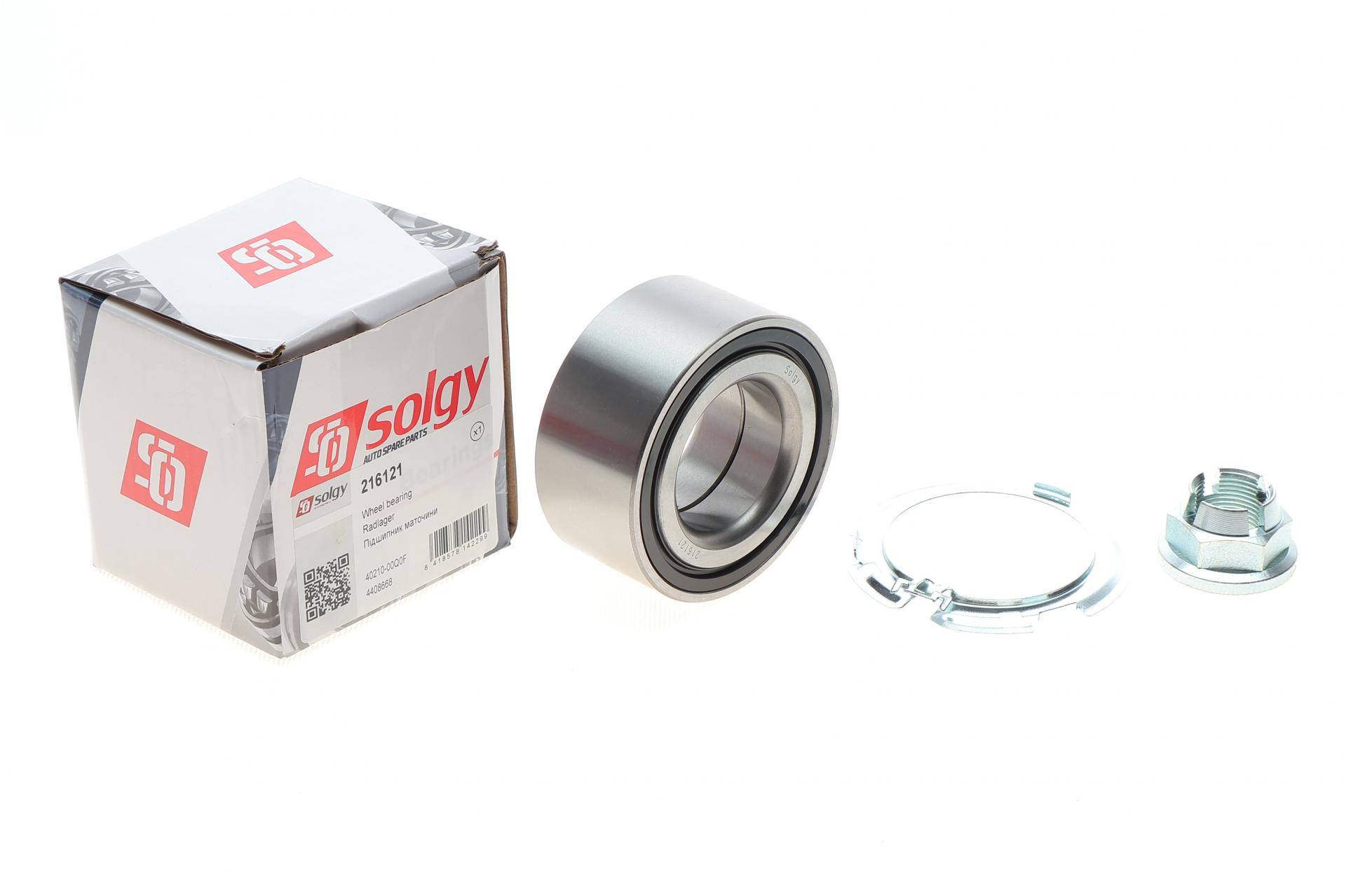 Підшипник маточини (передньої) Renault Trafic/Opel Vivaro 01-02 (45x86x39) (+ABS) (к-кт)