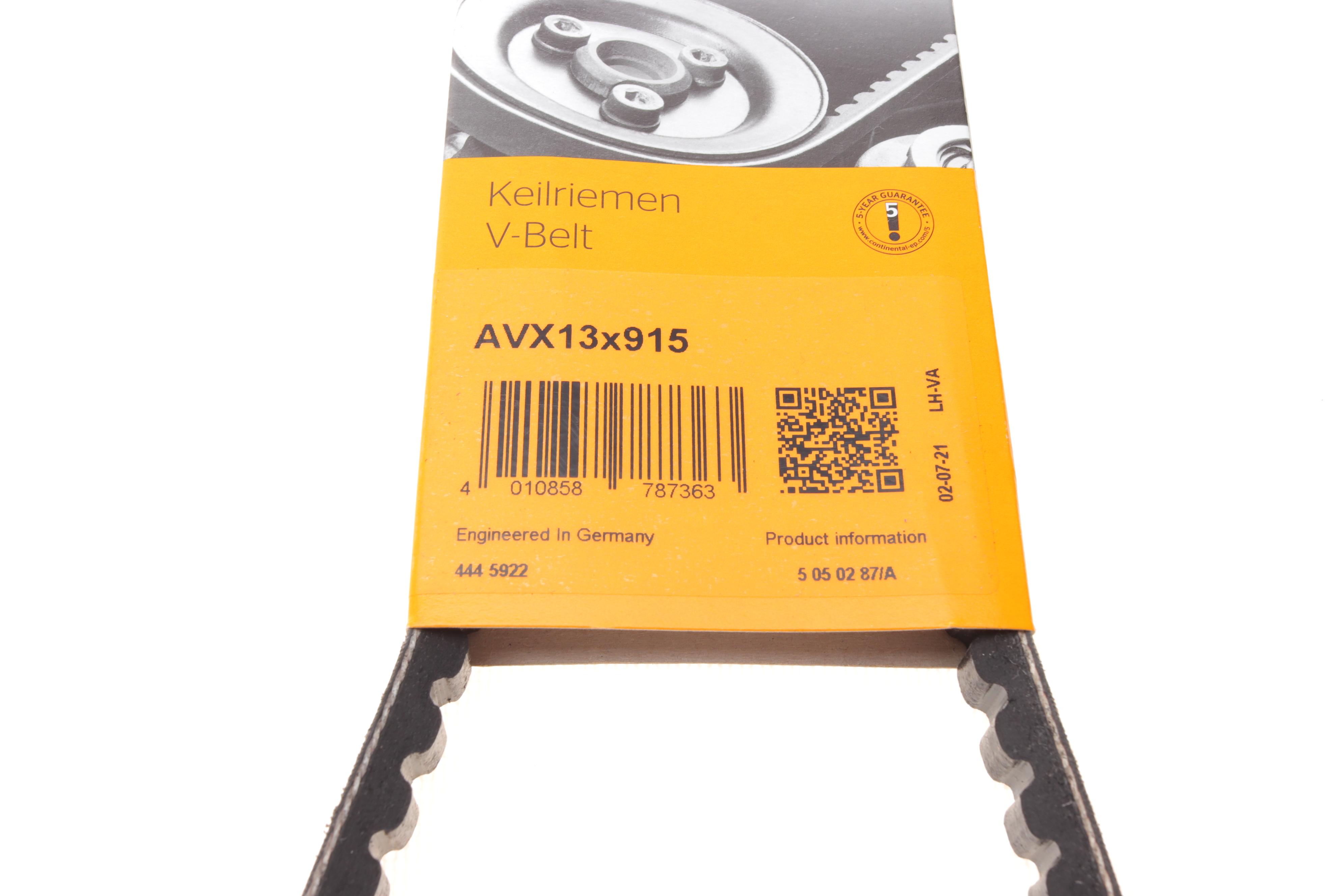 Ремінь генератора Audi 100/200/80/90 82-96 (13x915)