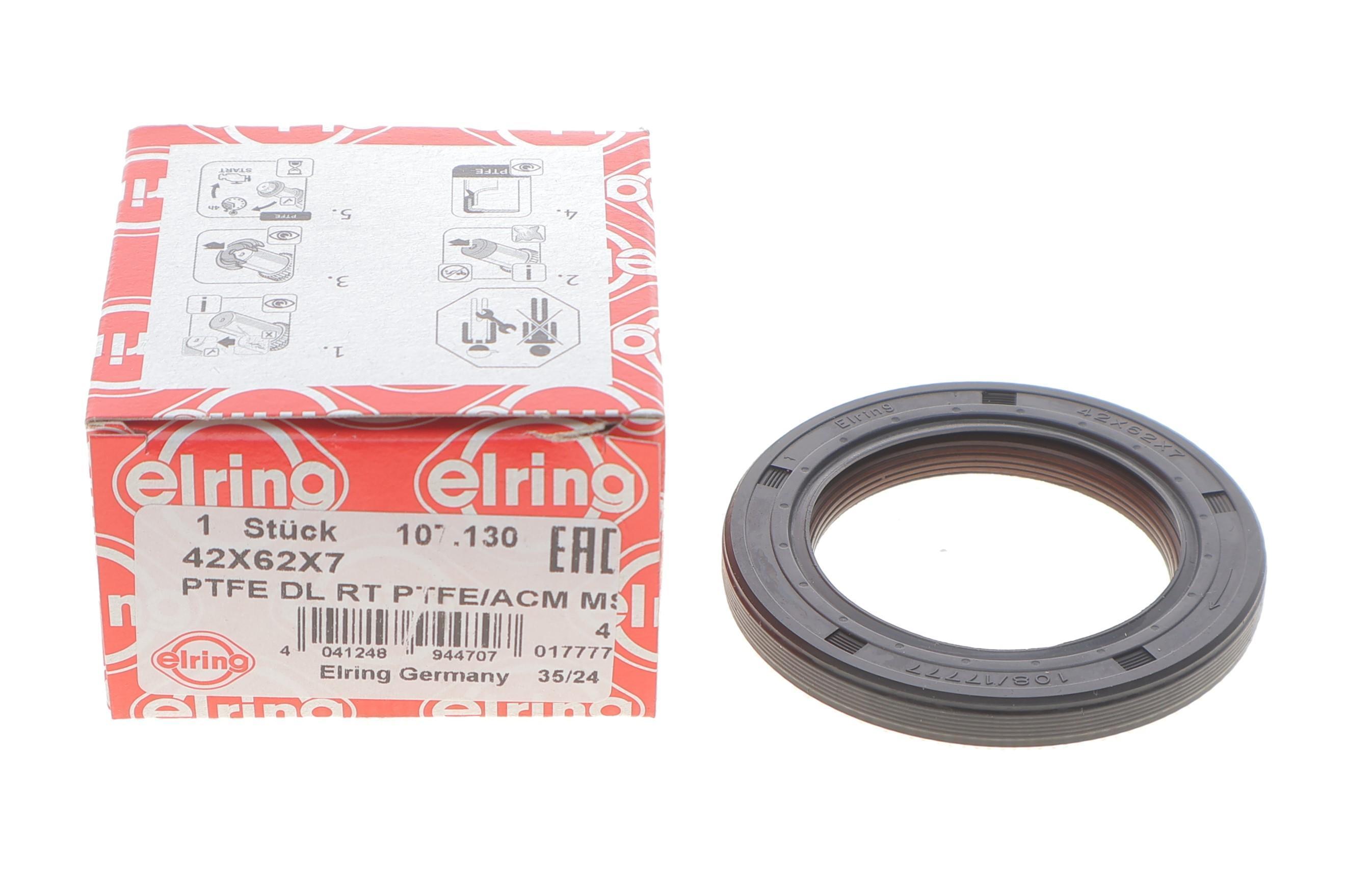 Сальник колінвалу (передній) Peugeot/Fiat 1.6/1.8/1.8D/1.9D (42x62x7)