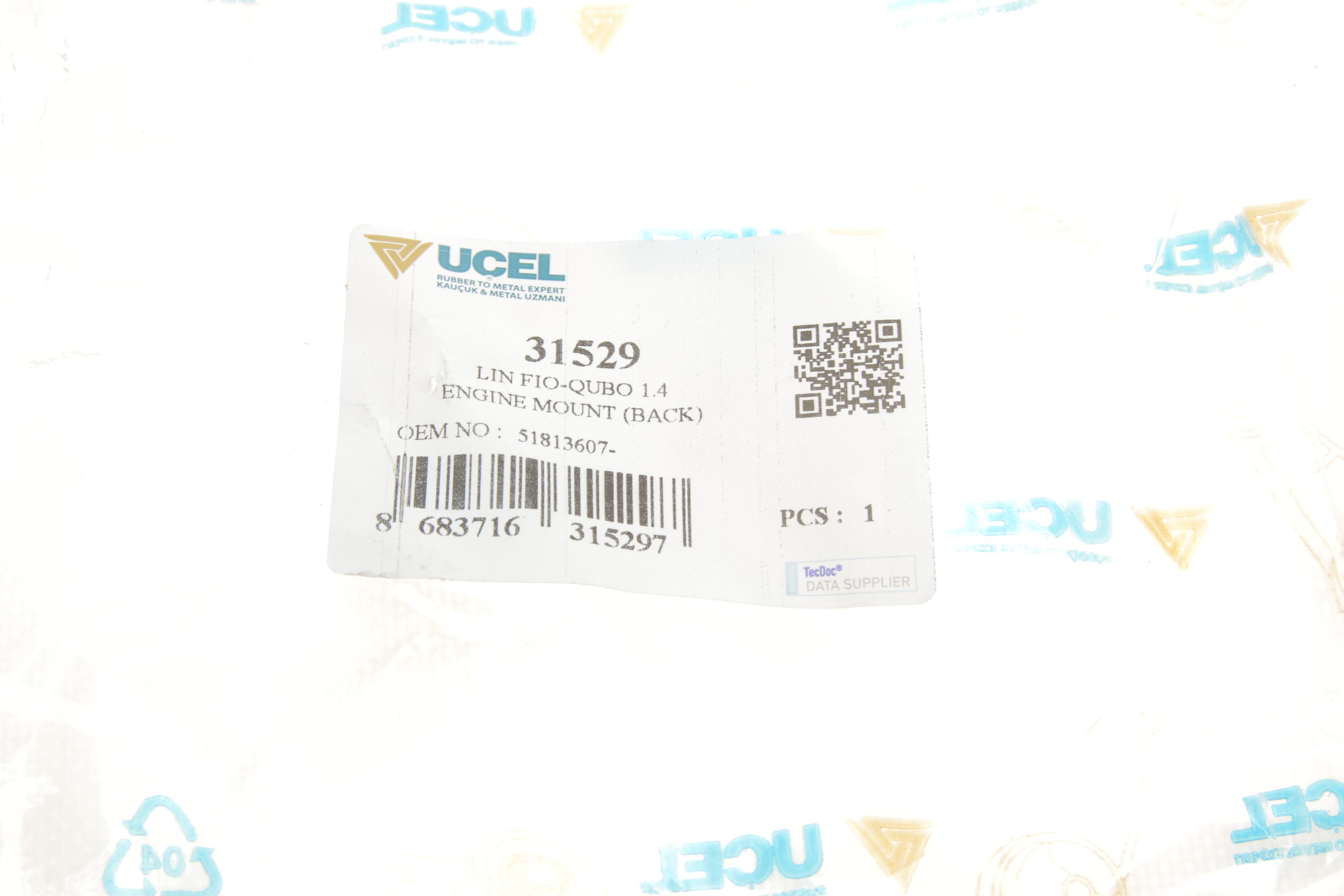 Подушка двигуна (задня) Fiat Fiorino/Linea/Qubo 08-