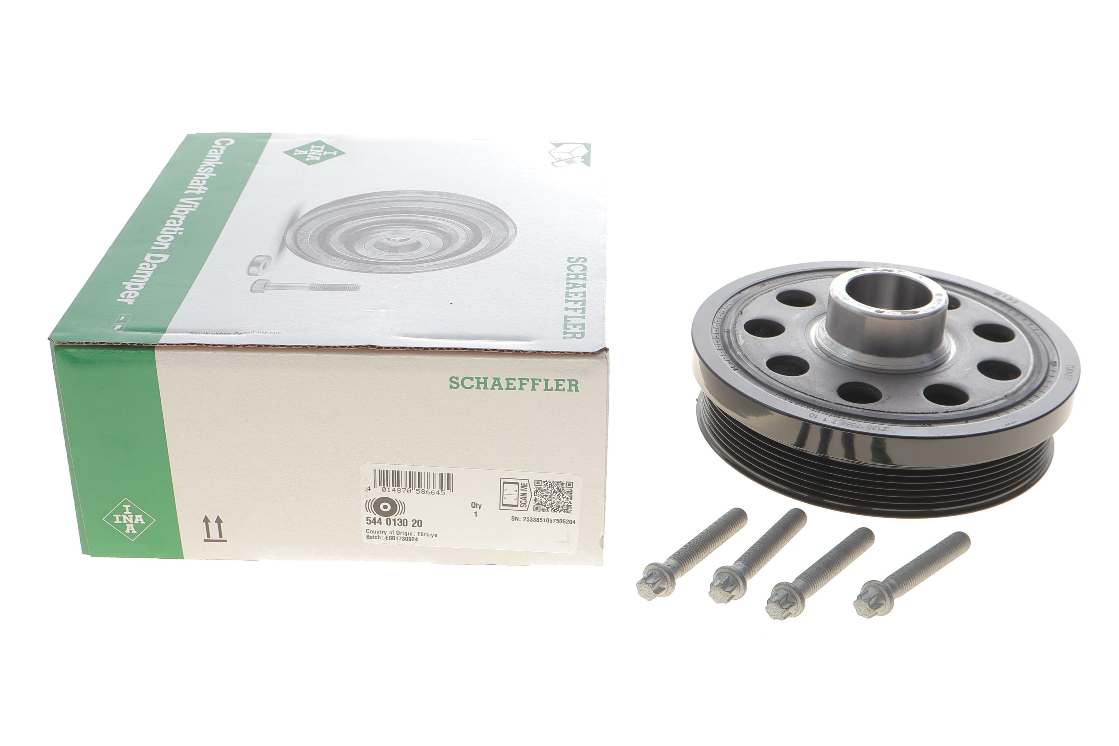 Шків колінвалу BMW 1 (E81)/3 (E90)/X1 (E84)/5 (E60)/X3 (E83/F25) 2.0D 04- (6PK) (+болти), N47/M47